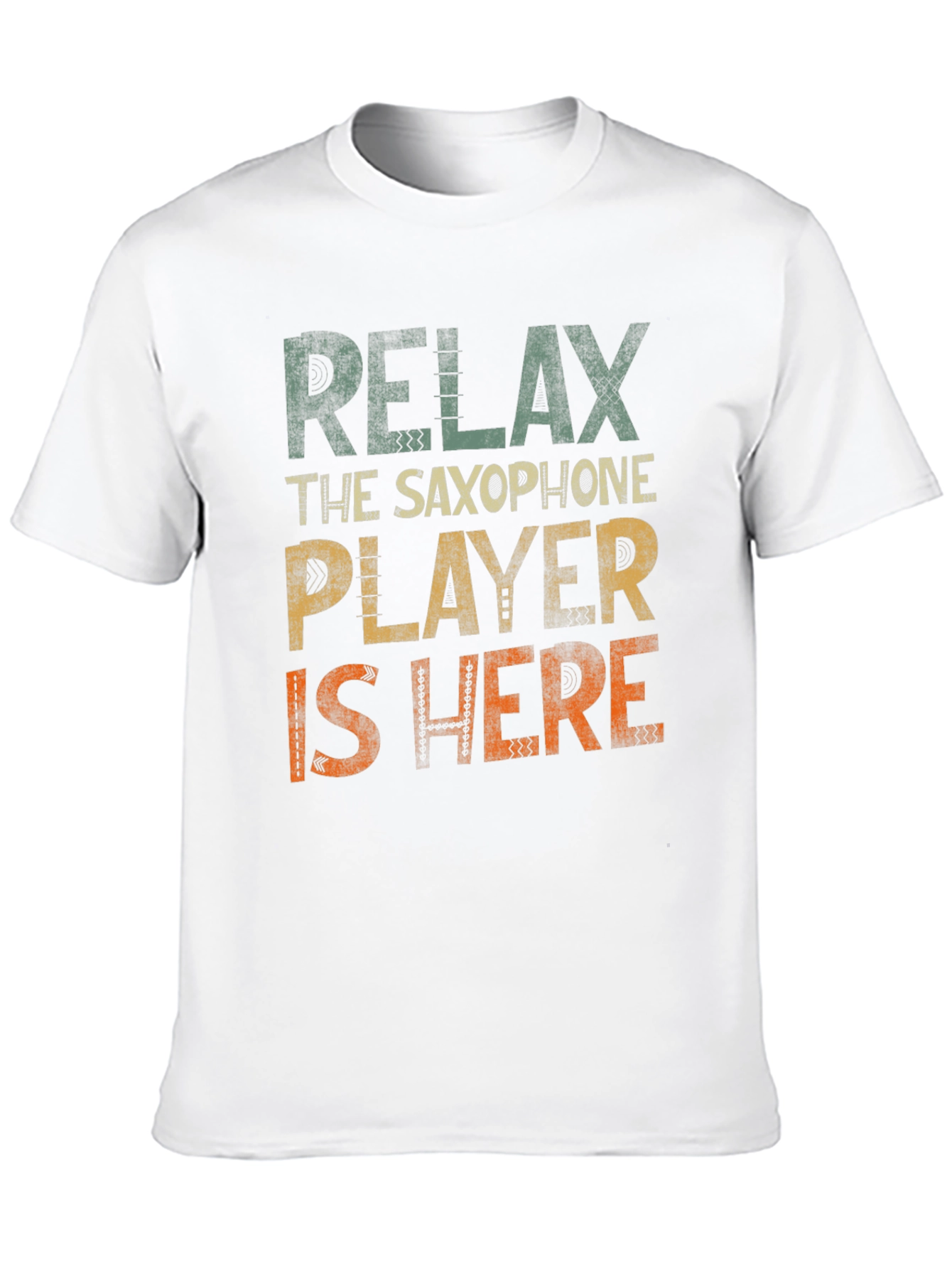 Relax Saxophone Player T-Shirt - Music Lover Tee