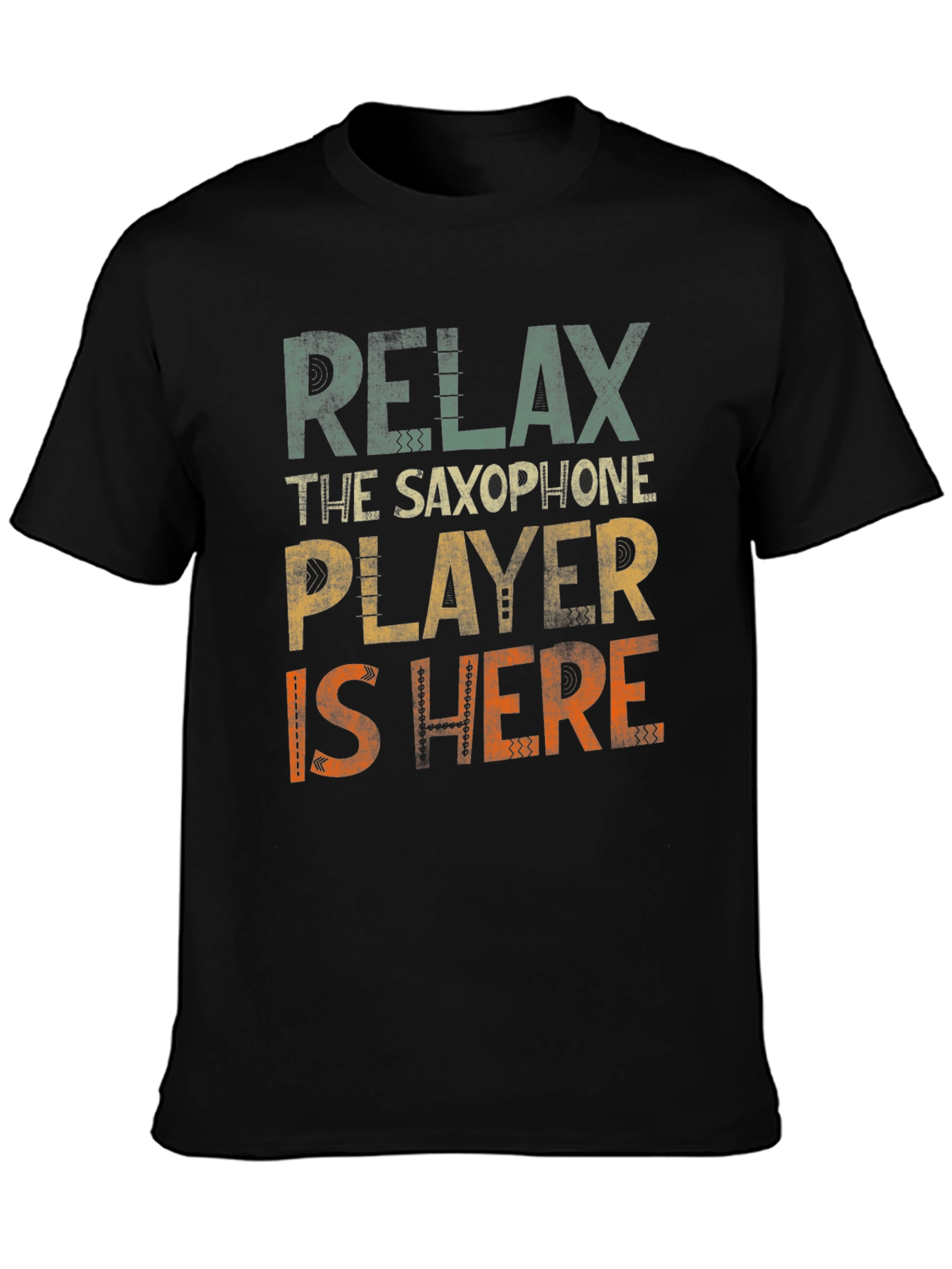 Relax Saxophone Player T-Shirt - Music Lover Tee