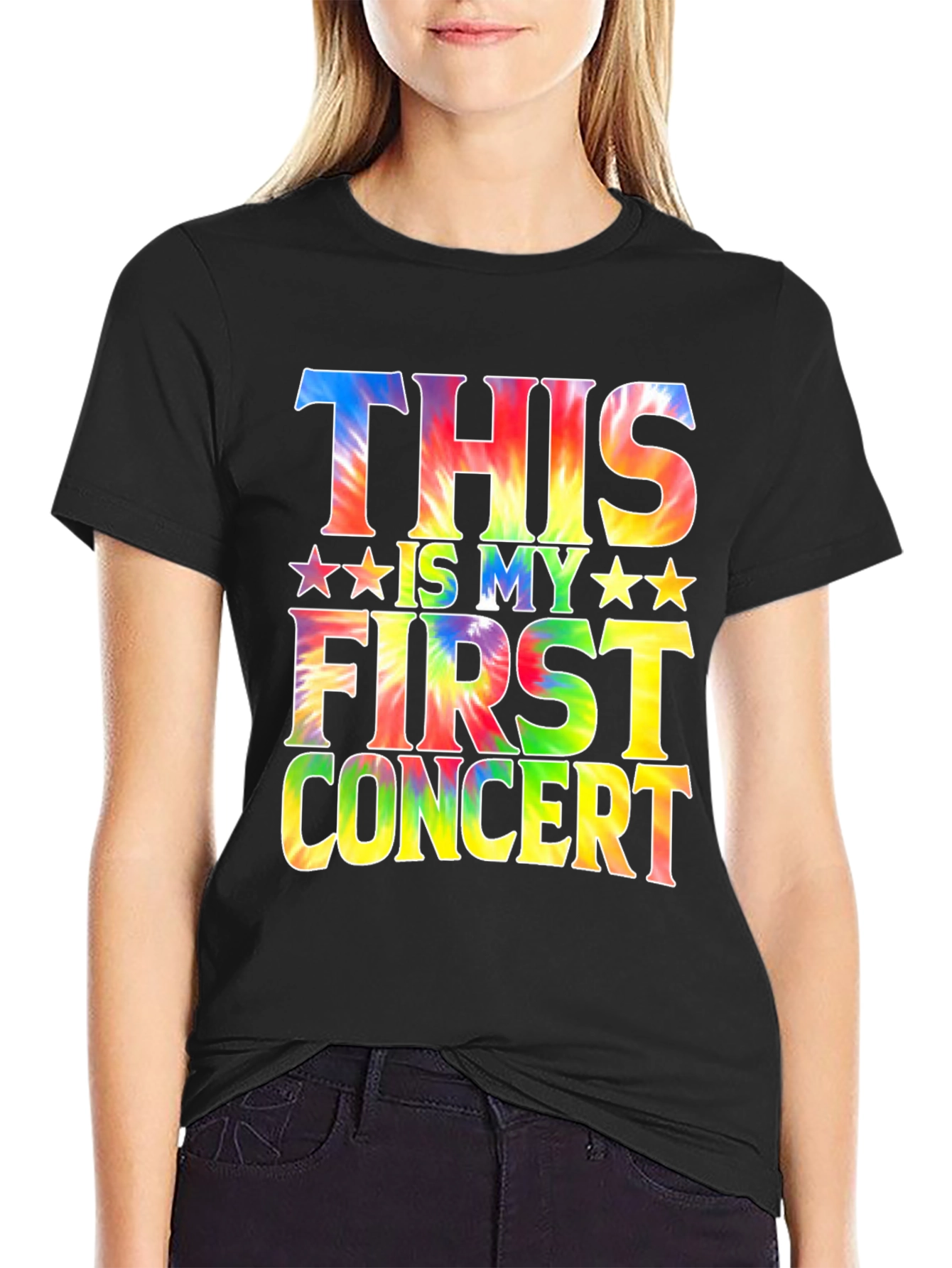 Tie-Dye First Concert Graphic T-Shirt