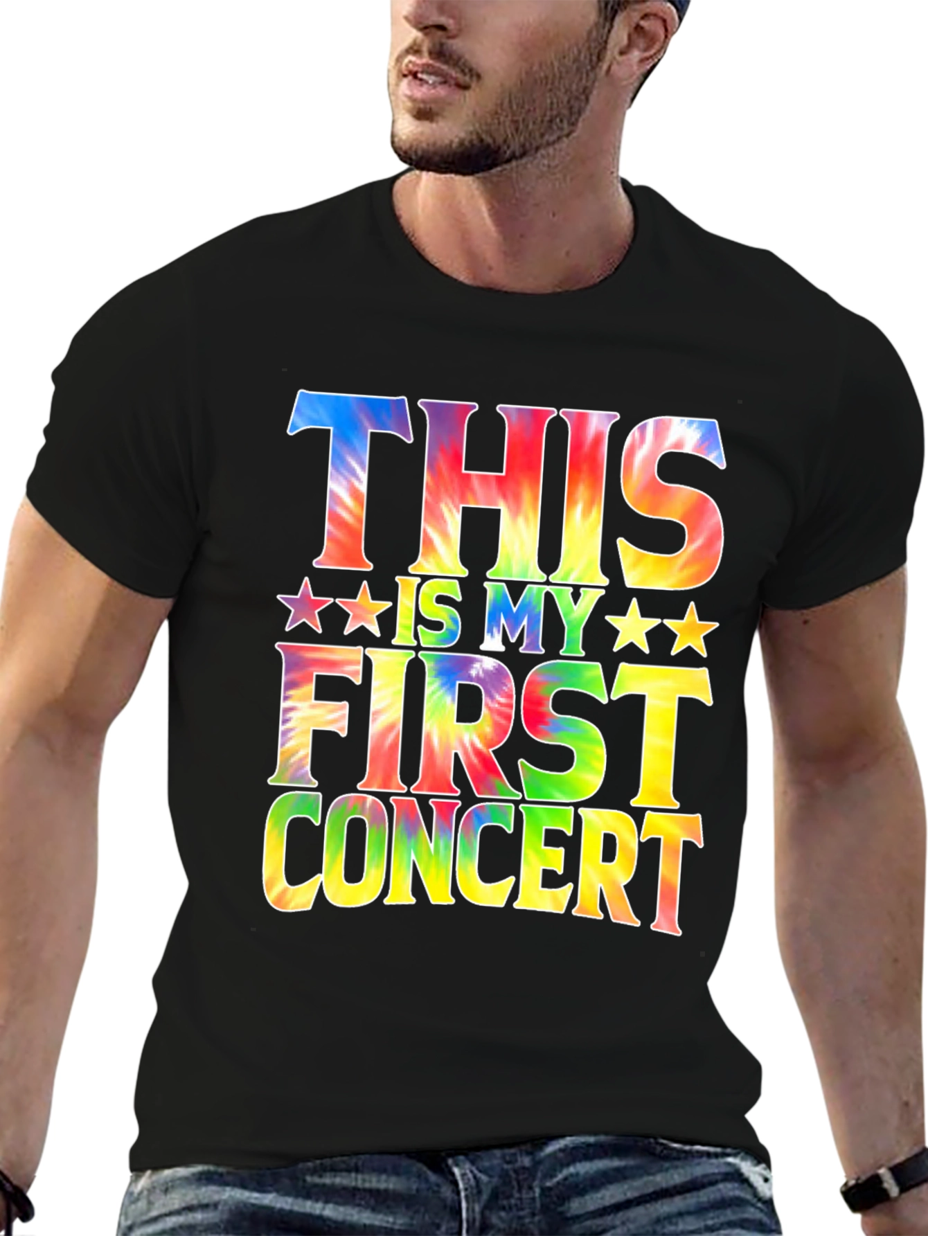 Tie-Dye First Concert Graphic T-Shirt