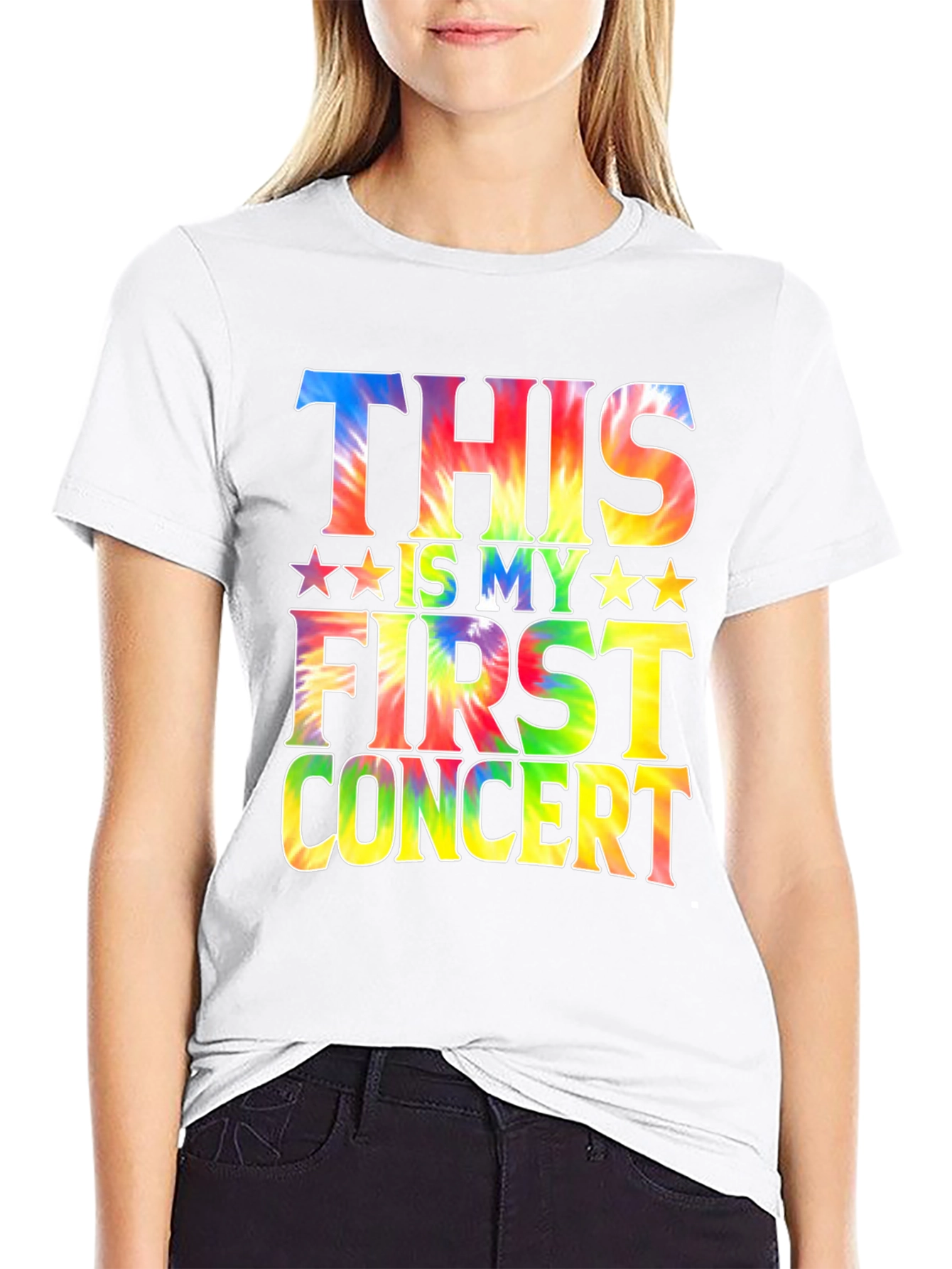 Tie-Dye First Concert Graphic T-Shirt