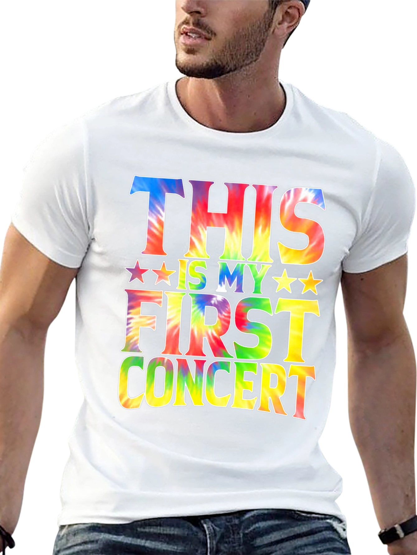 Tie-Dye First Concert Graphic T-Shirt