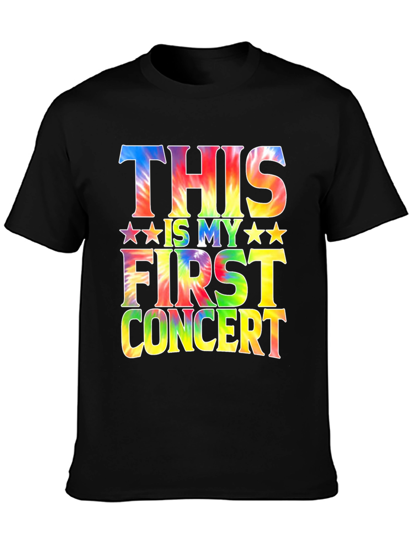 Tie-Dye First Concert Graphic T-Shirt