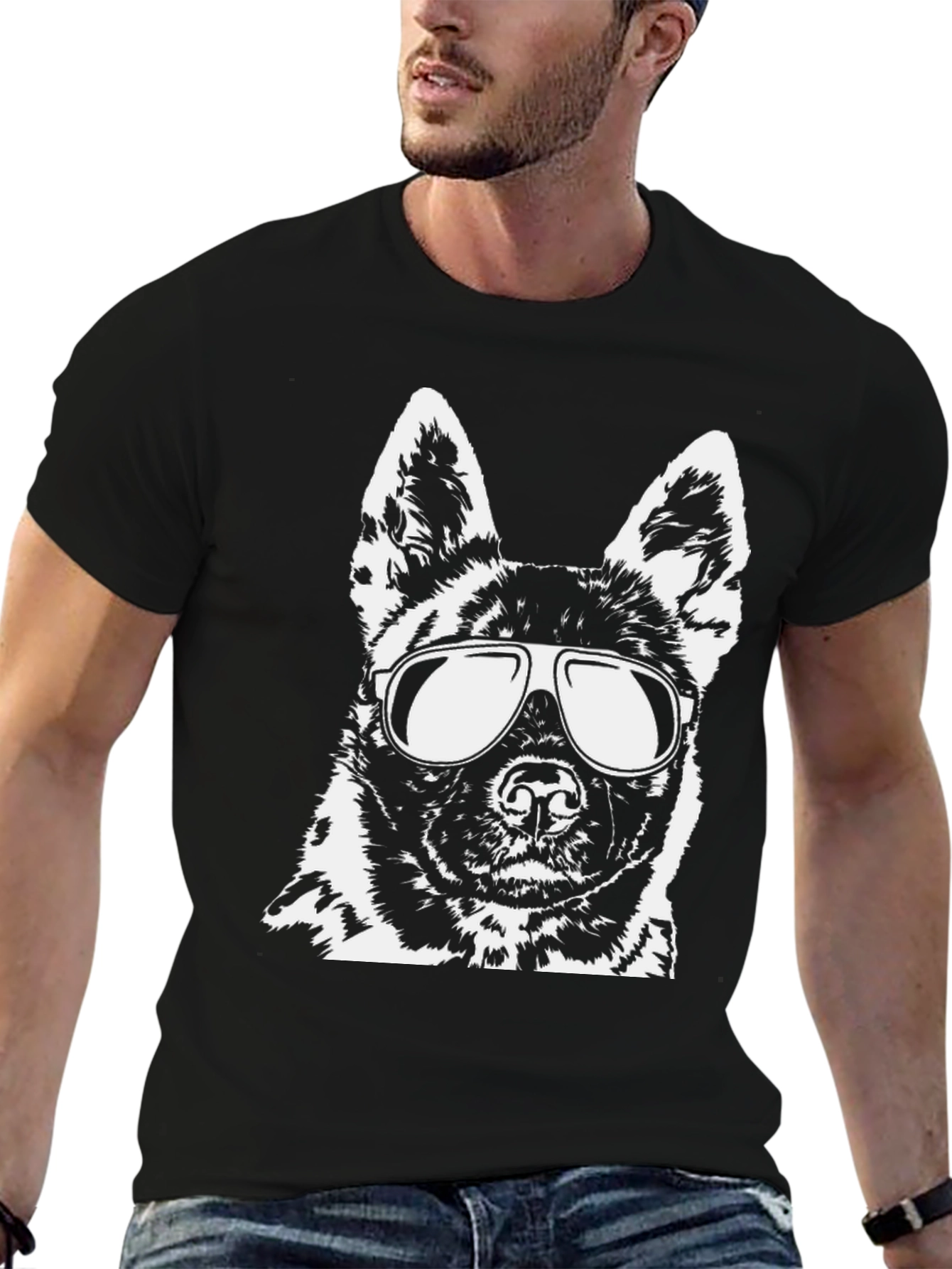 Cool Dog Graphic T-Shirt