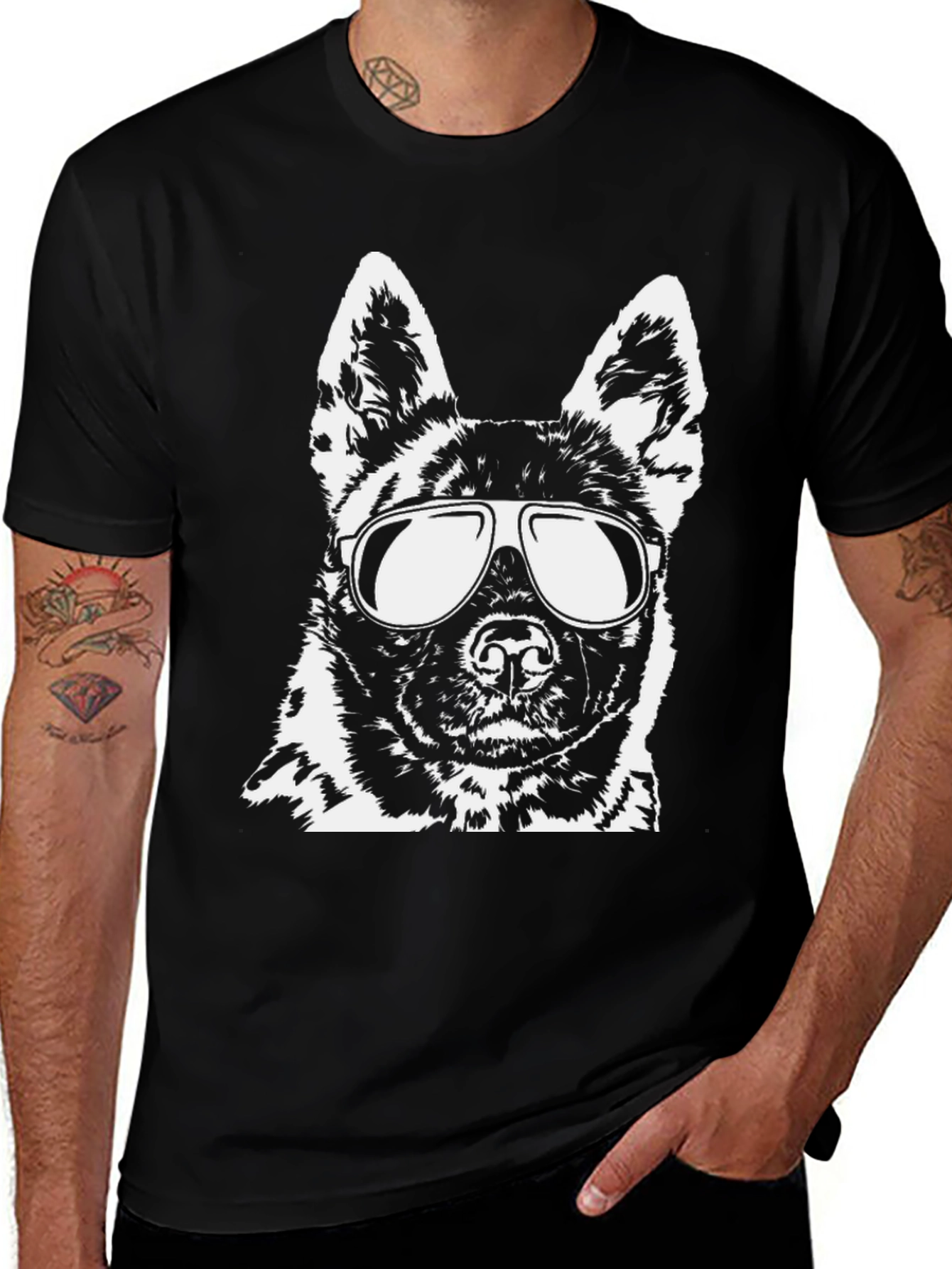 Cool Dog Graphic T-Shirt
