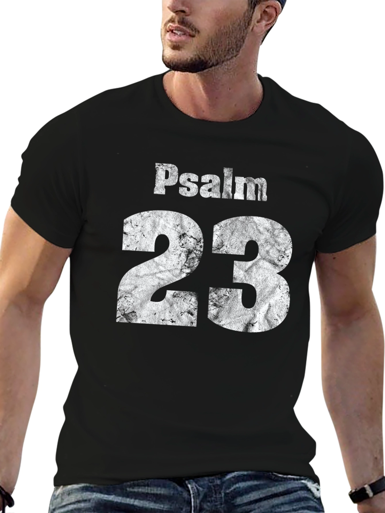 Psalm 23 Graphic Tee - Religious Inspired T-Shirt
