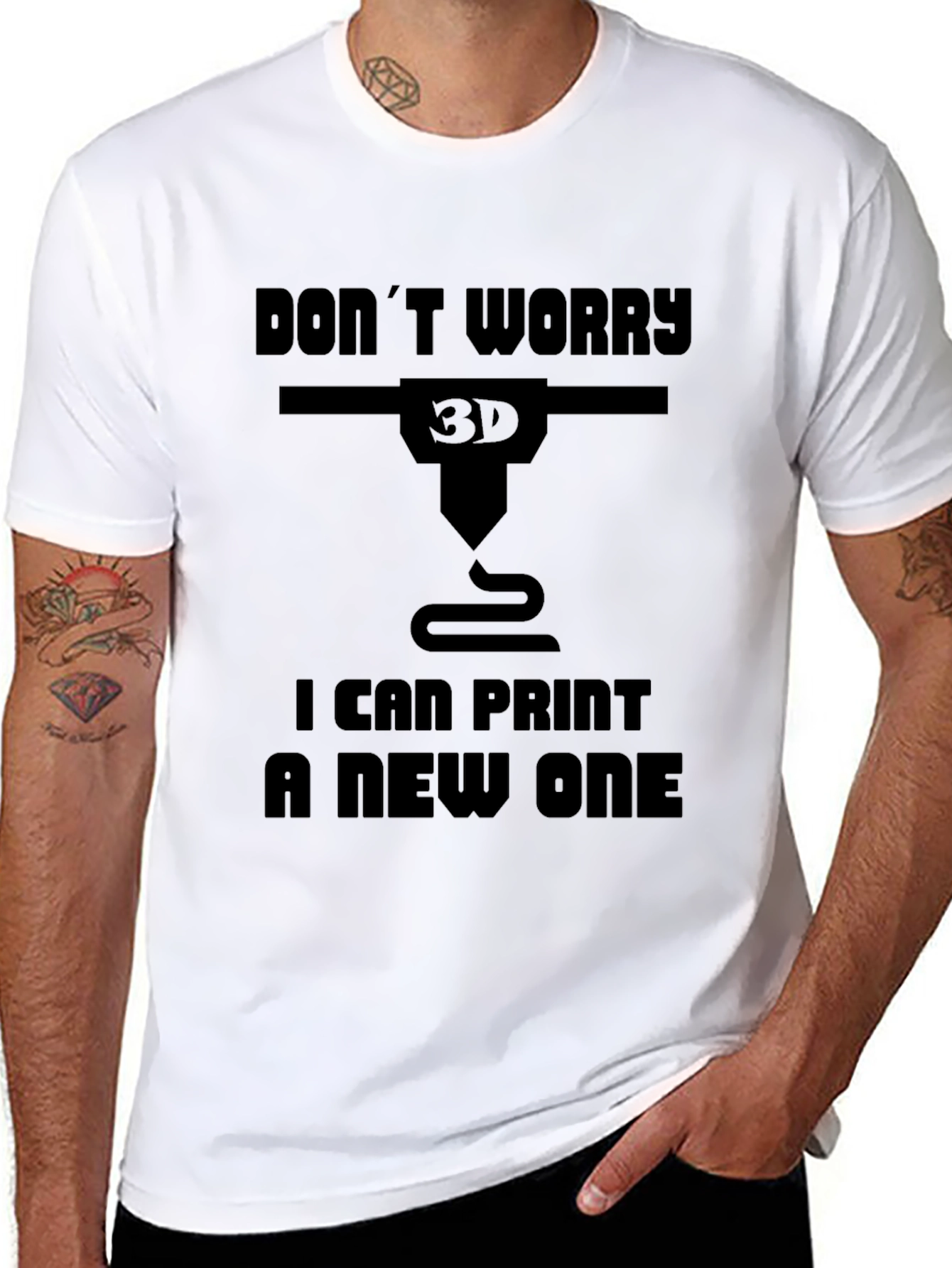 Dont Worry 3D Print T-Shirt