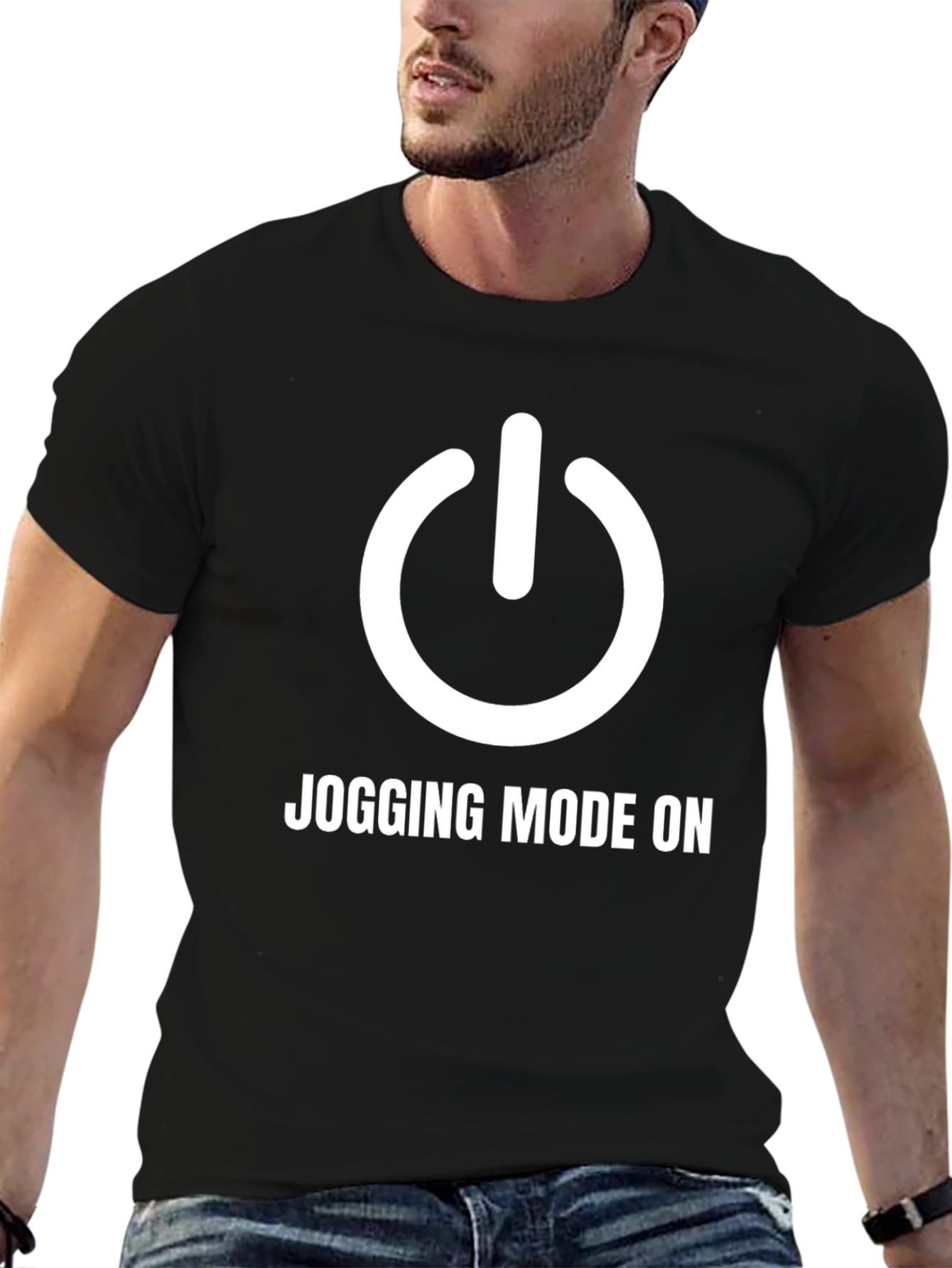 Jogging Mode On T-Shirt - Active Lifestyle Apparel