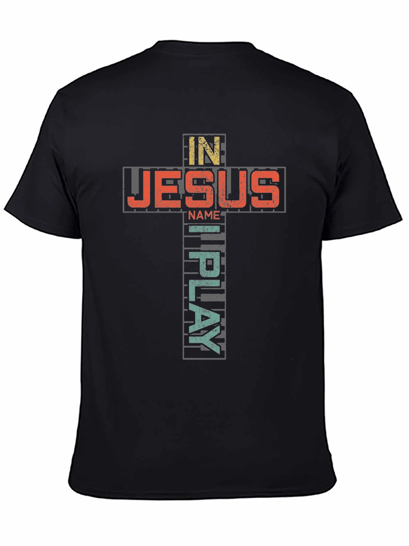 In Jesus Name I Play Graphic T-Shirt