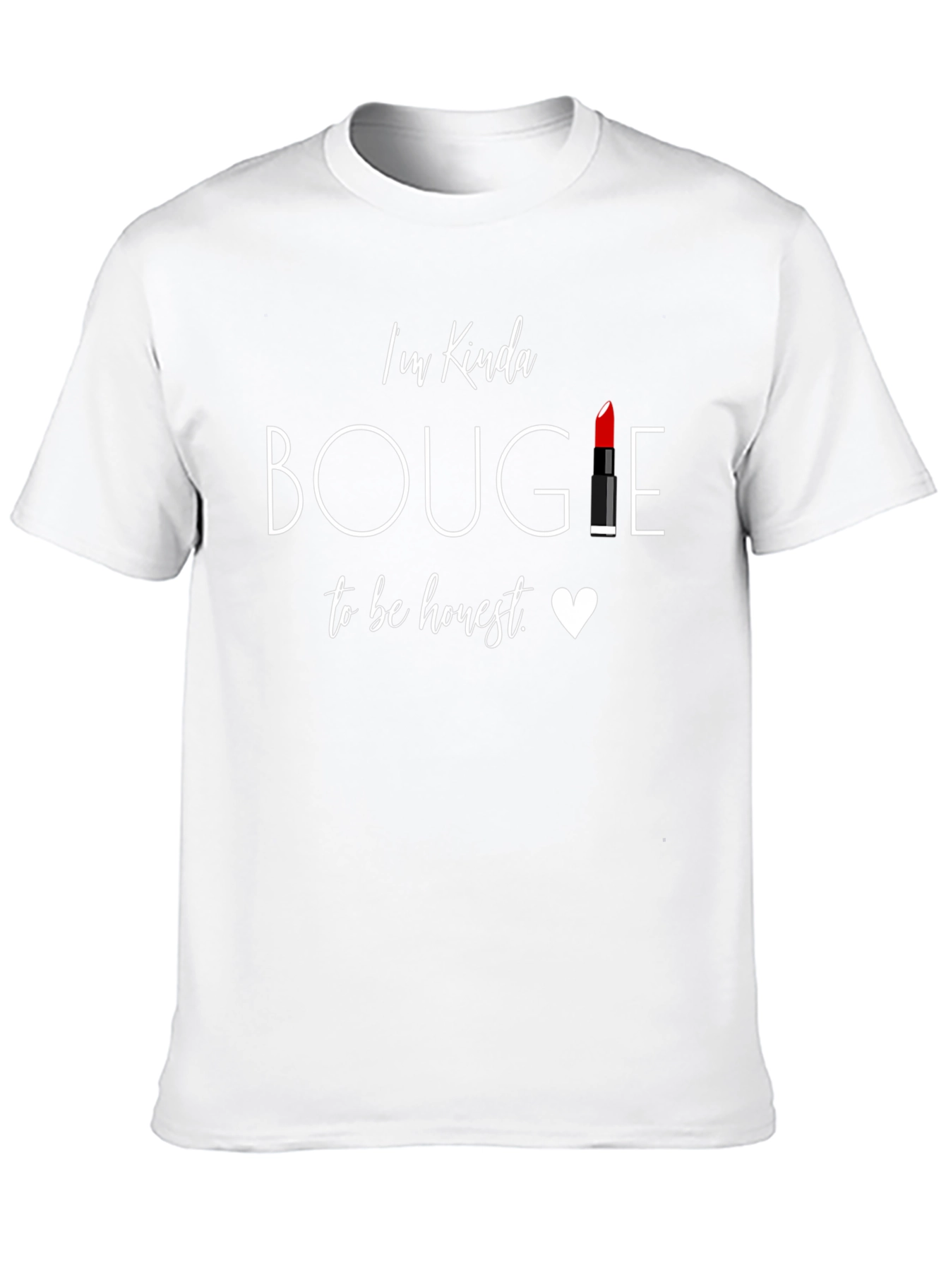 Bougie Lipstick T-Shirt - Trendy Graphic Tee