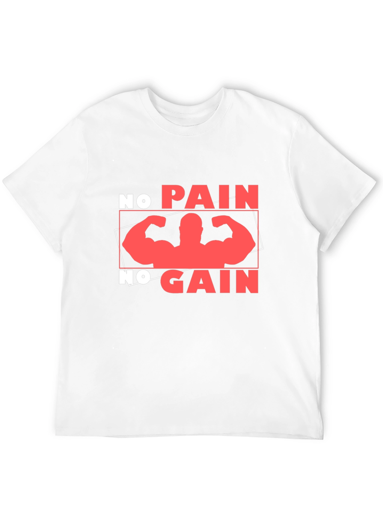 No Pain No Gain Graphic Tee - Black