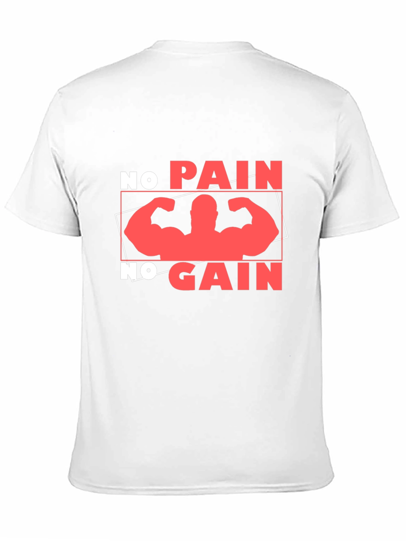 No Pain No Gain Graphic Tee - Black