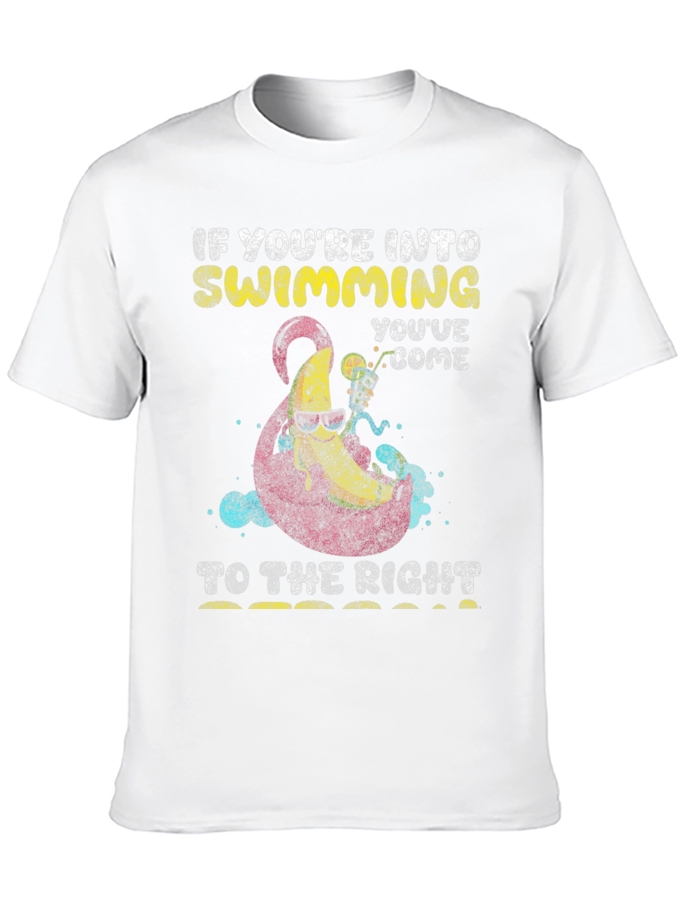 Swimming Octopus Graphic T-Shirt