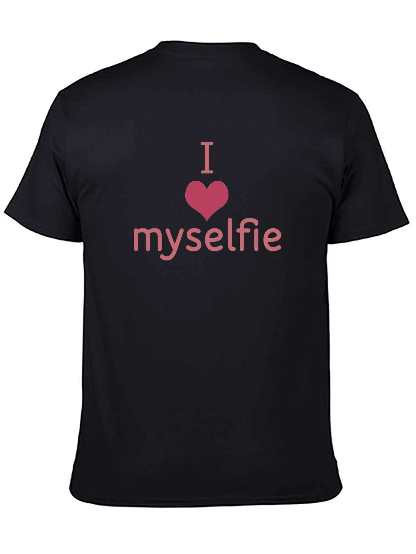 I Heart Myselfie Black T-Shirt