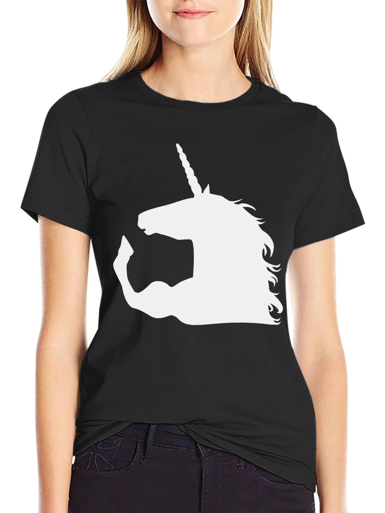 Unicorn Gym Beast T-Shirt - Black