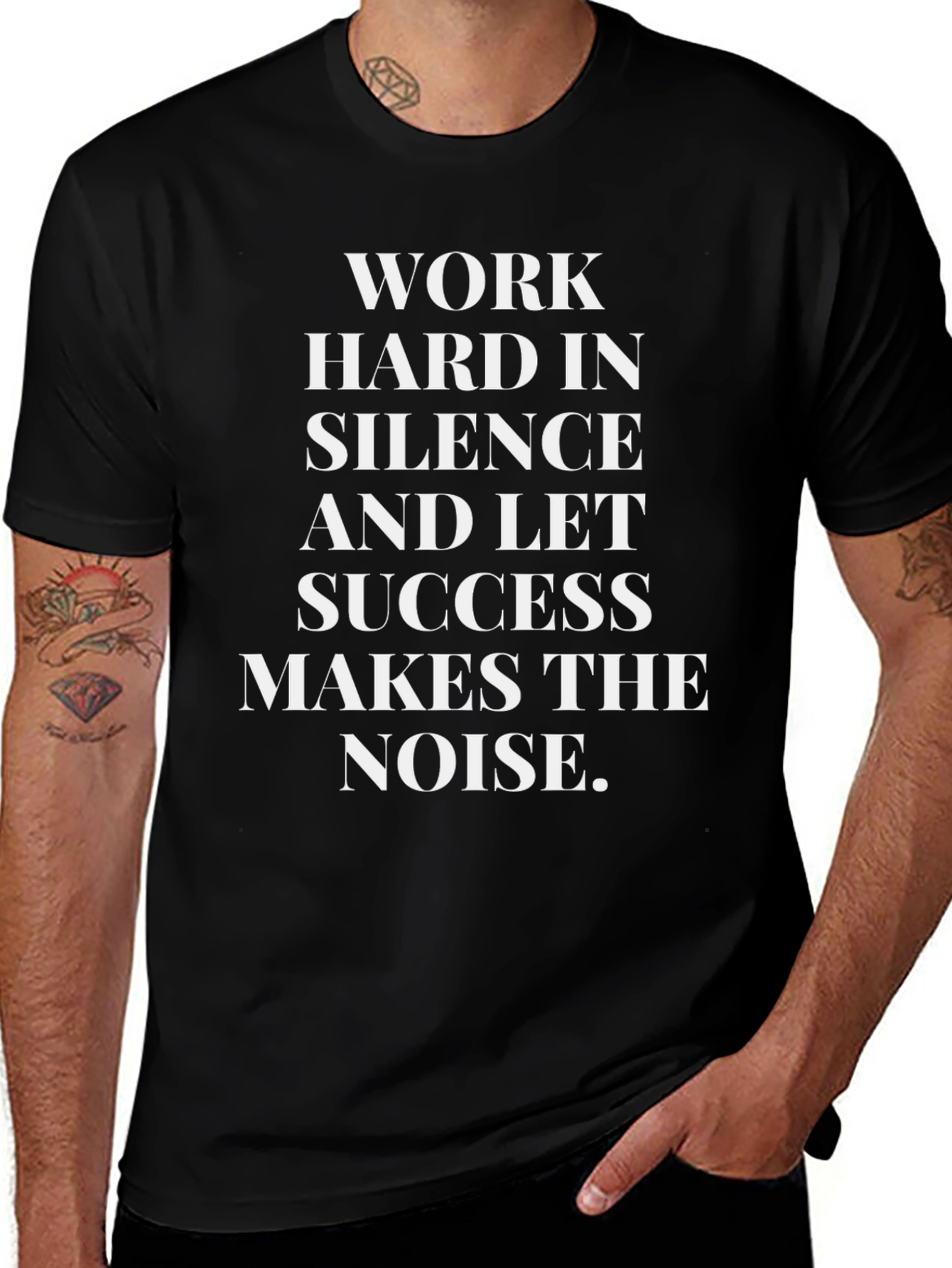 Motivational Work Hard in Silence T-Shirt
