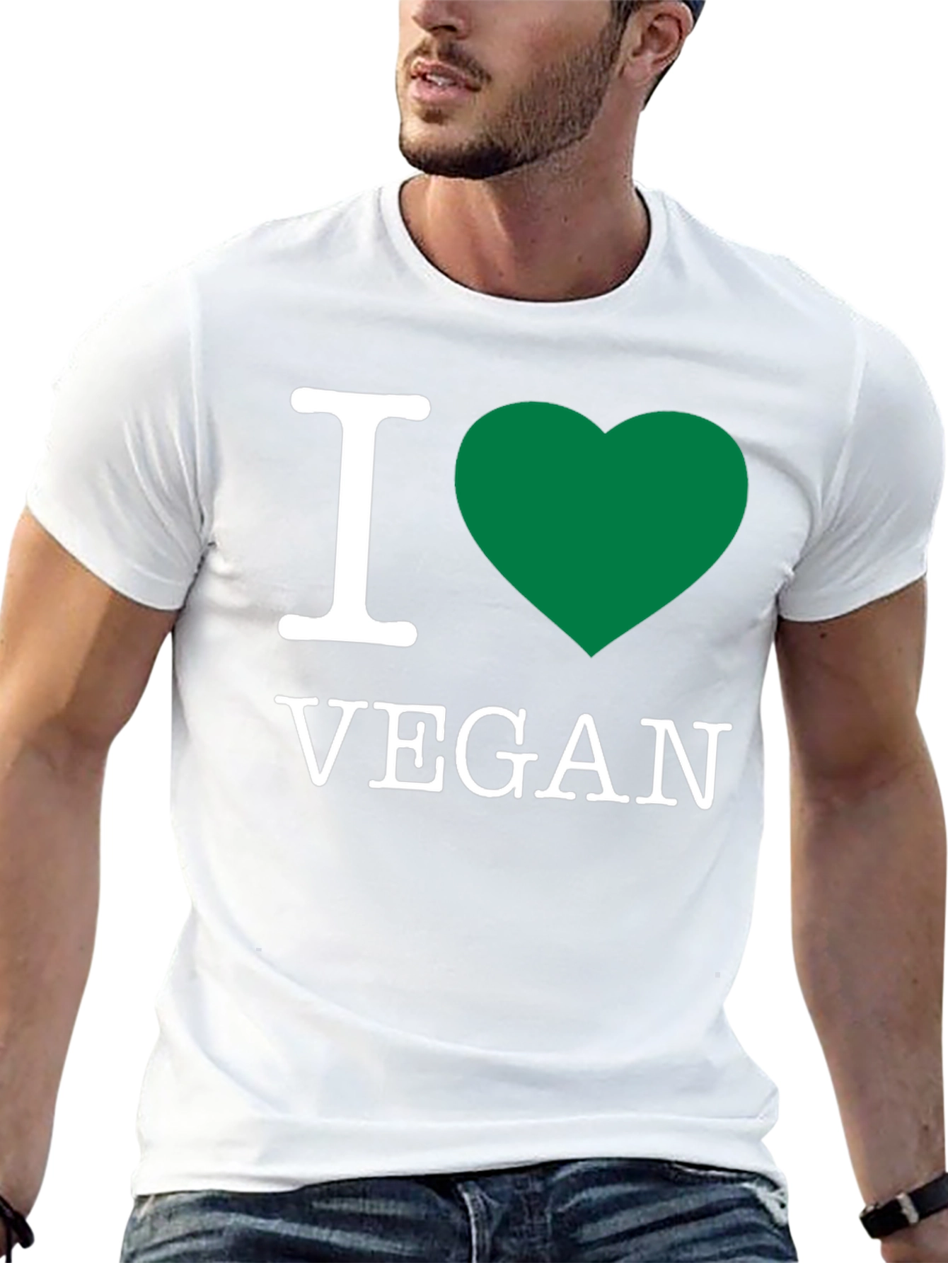 I Heart Vegan T-Shirt - Black