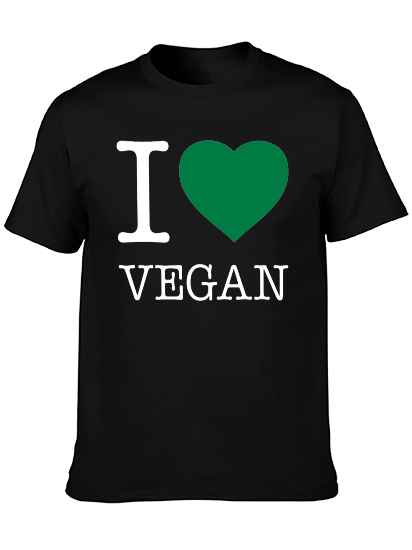 I Heart Vegan T-Shirt - Black