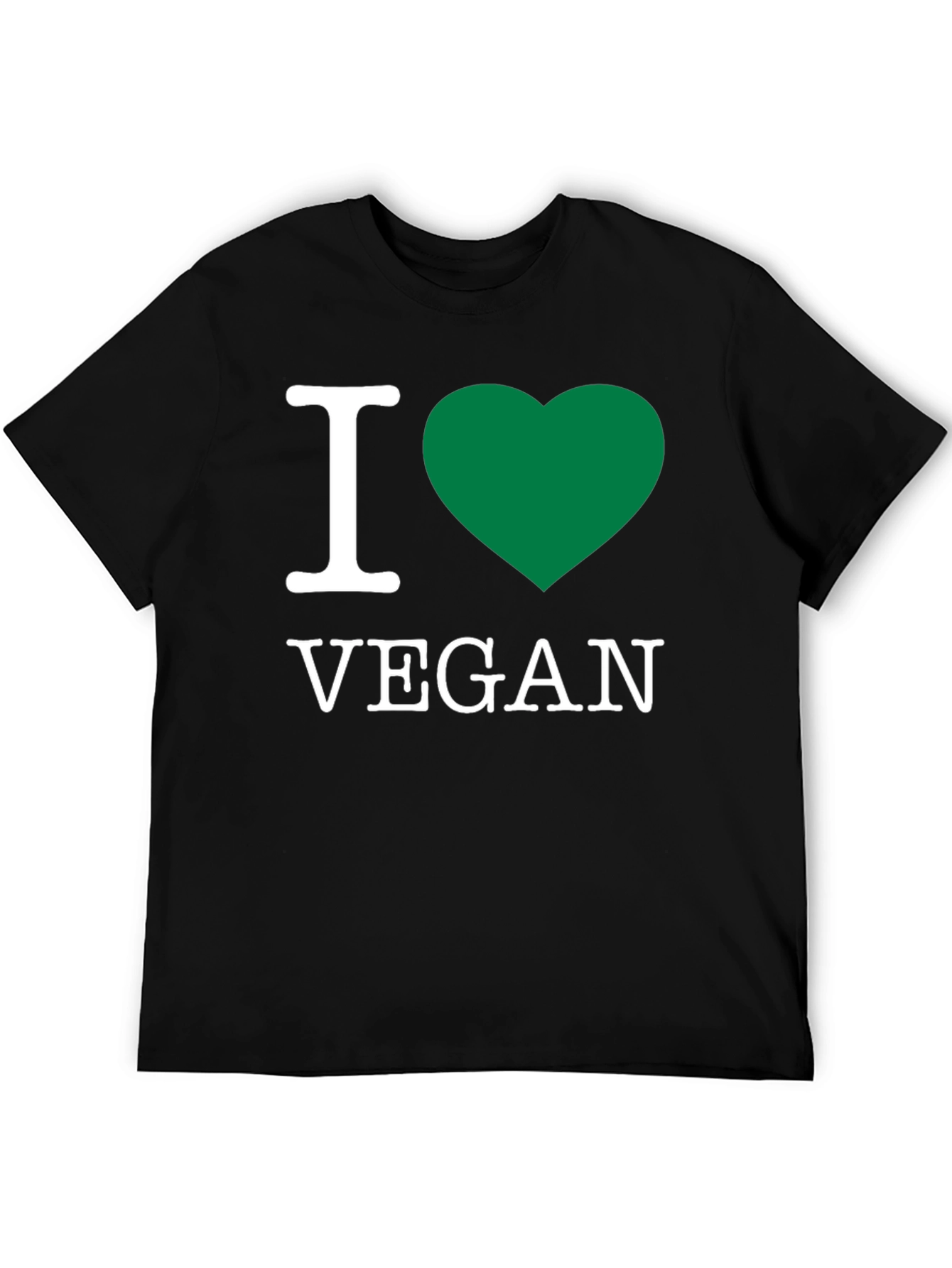 I Heart Vegan T-Shirt - Black