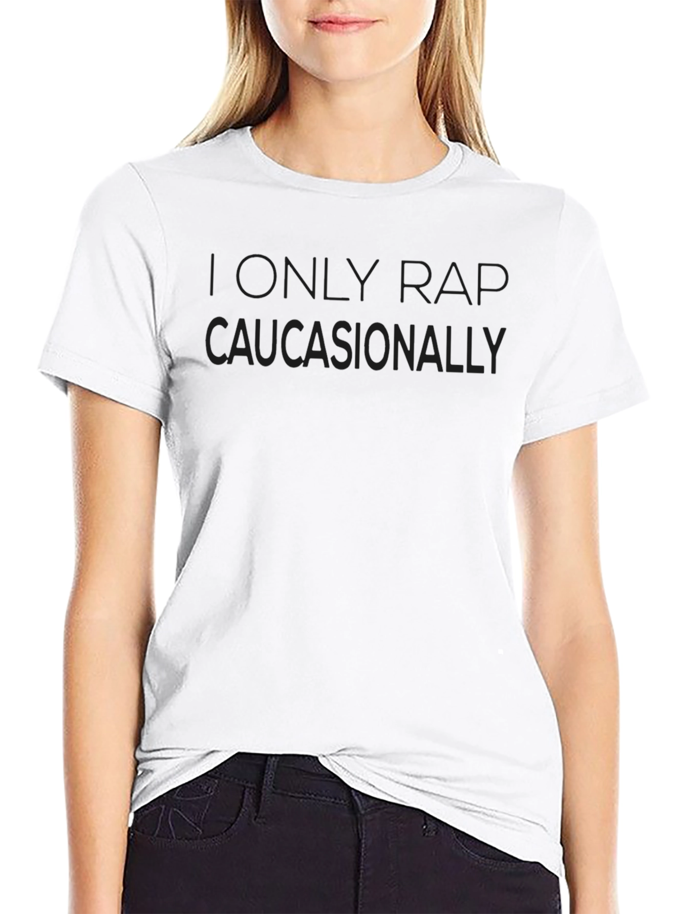 I Only Rap Caucasionally Graphic Tee