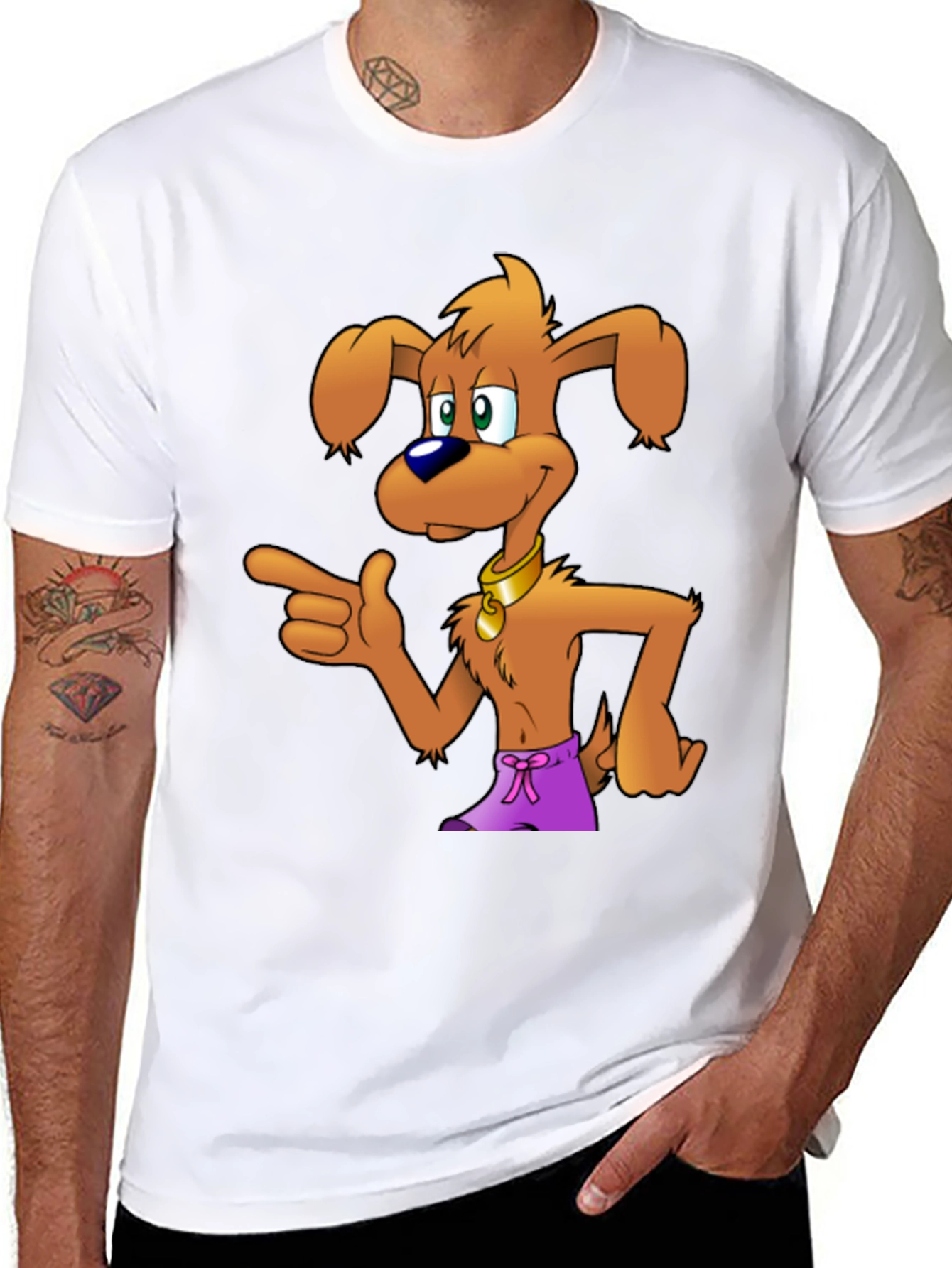 Cartoon Dog T-Shirt - Unique Design