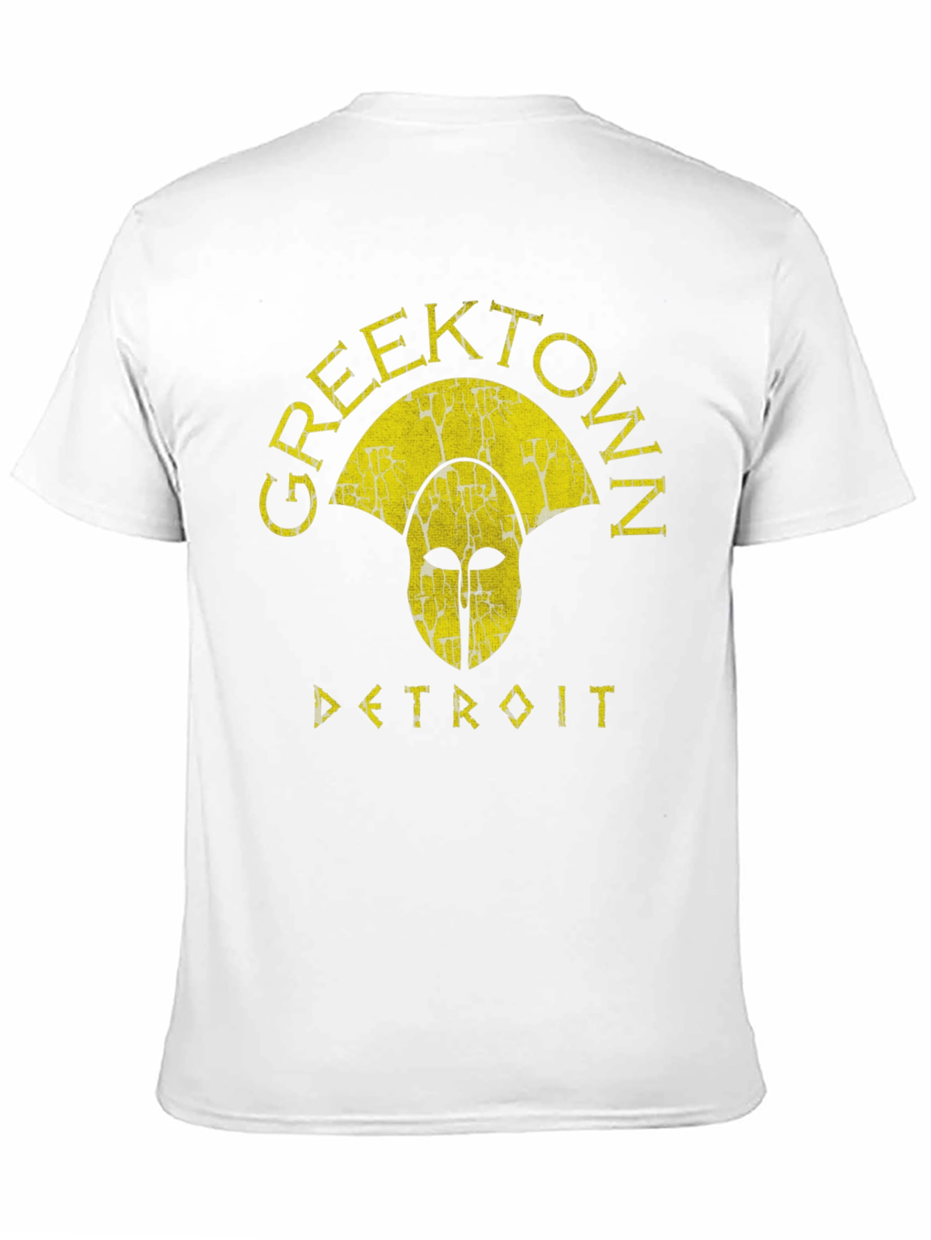 Greektown Detroit T-Shirt - Spartan Helmet Graphic