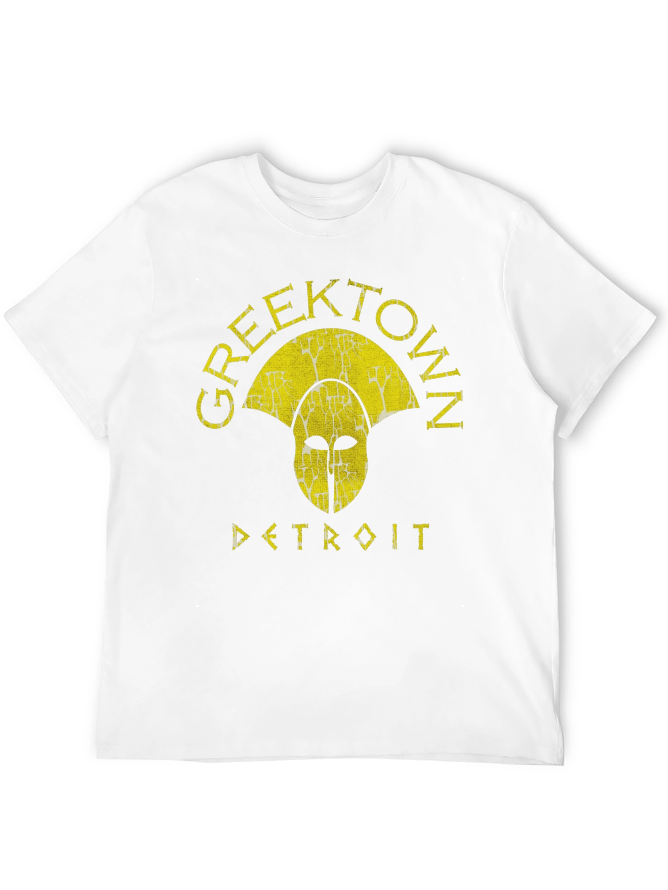 Greektown Detroit T-Shirt - Spartan Helmet Graphic