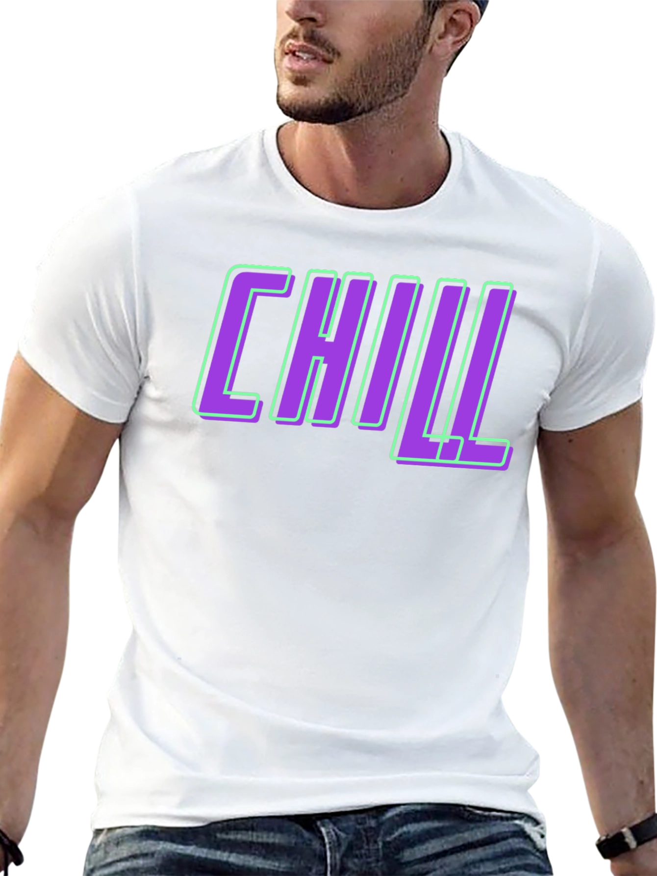 Chill Graphic Tee - Casual Comfort