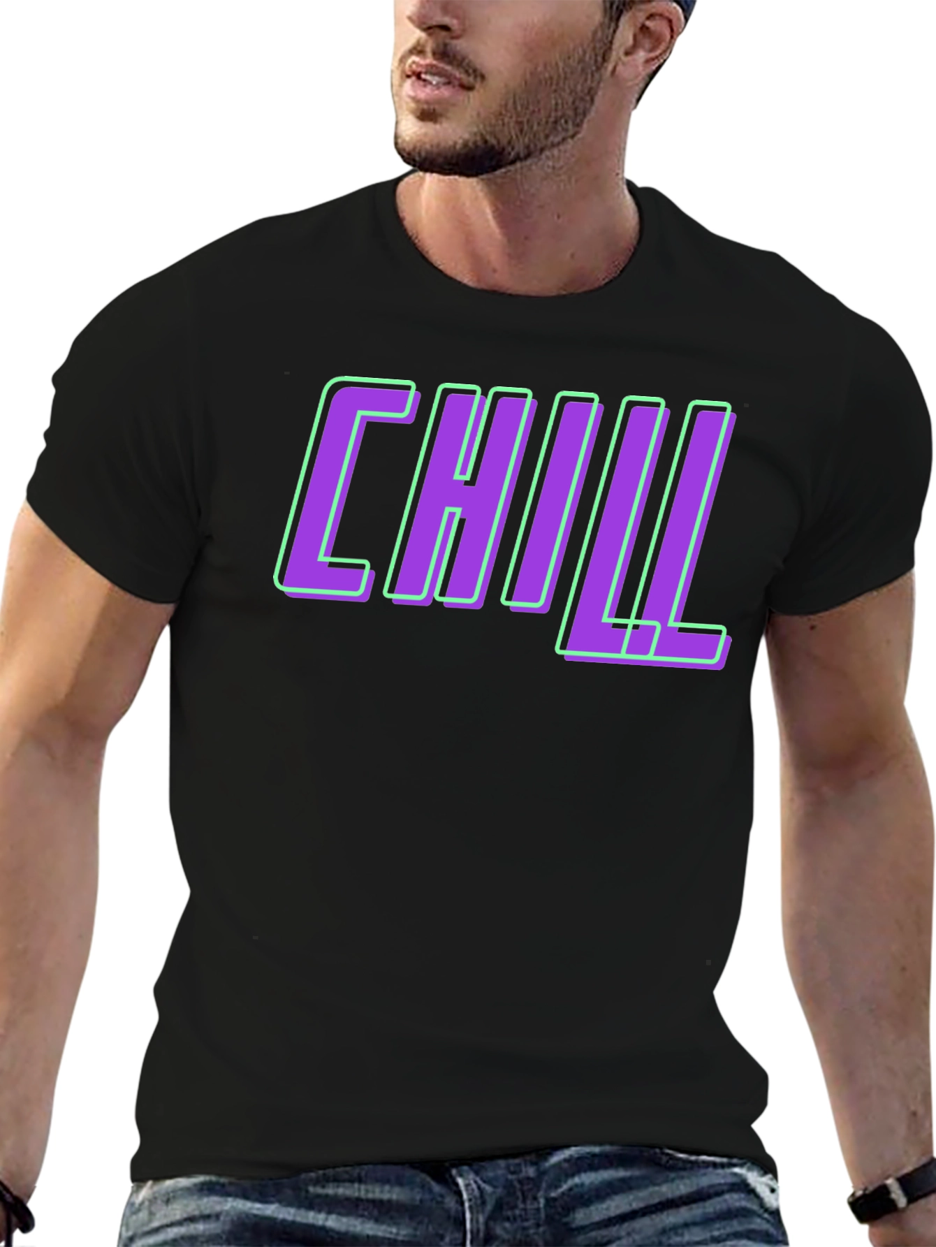 Chill Graphic Tee - Casual Comfort