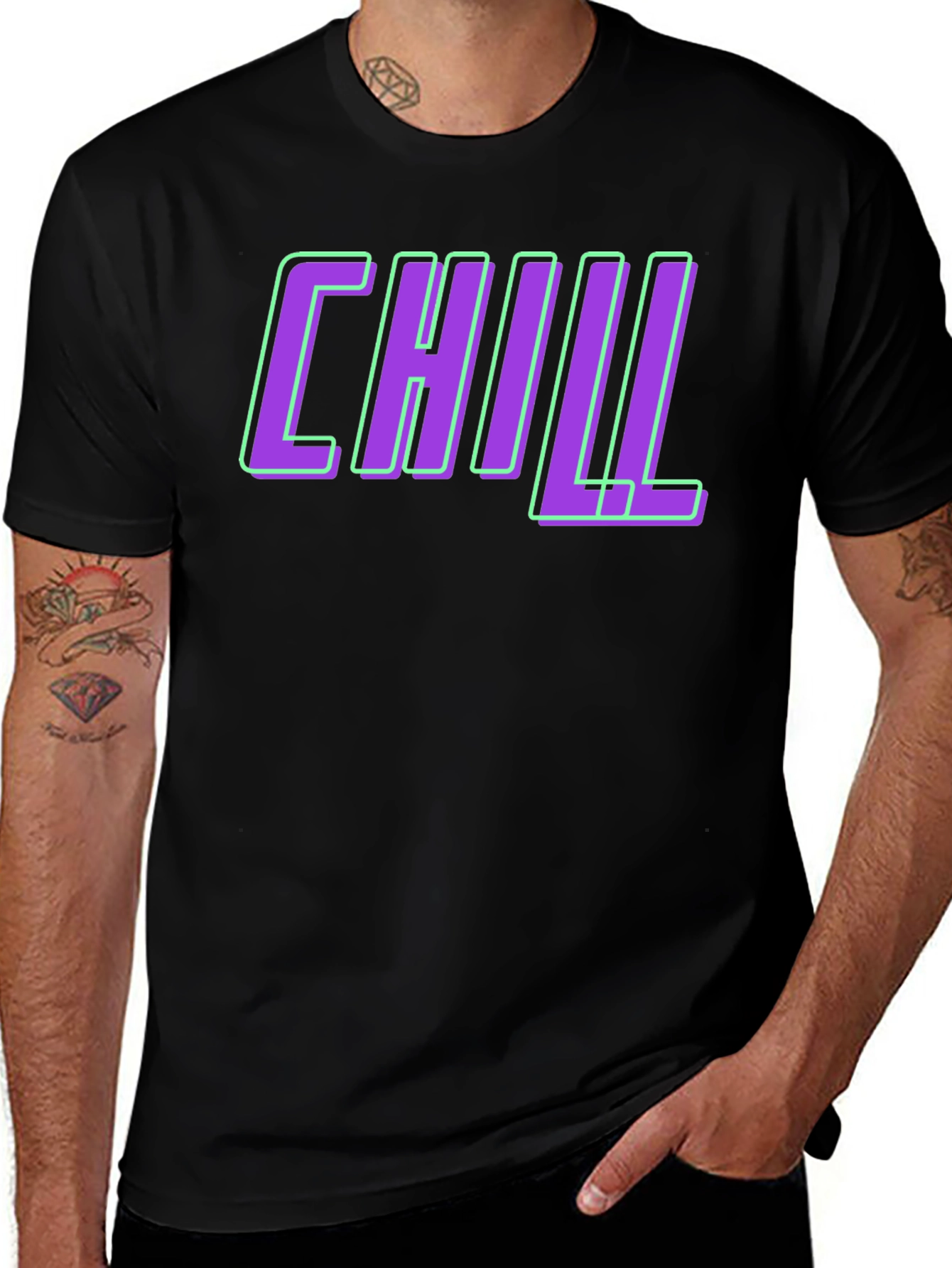 Chill Graphic Tee - Casual Comfort
