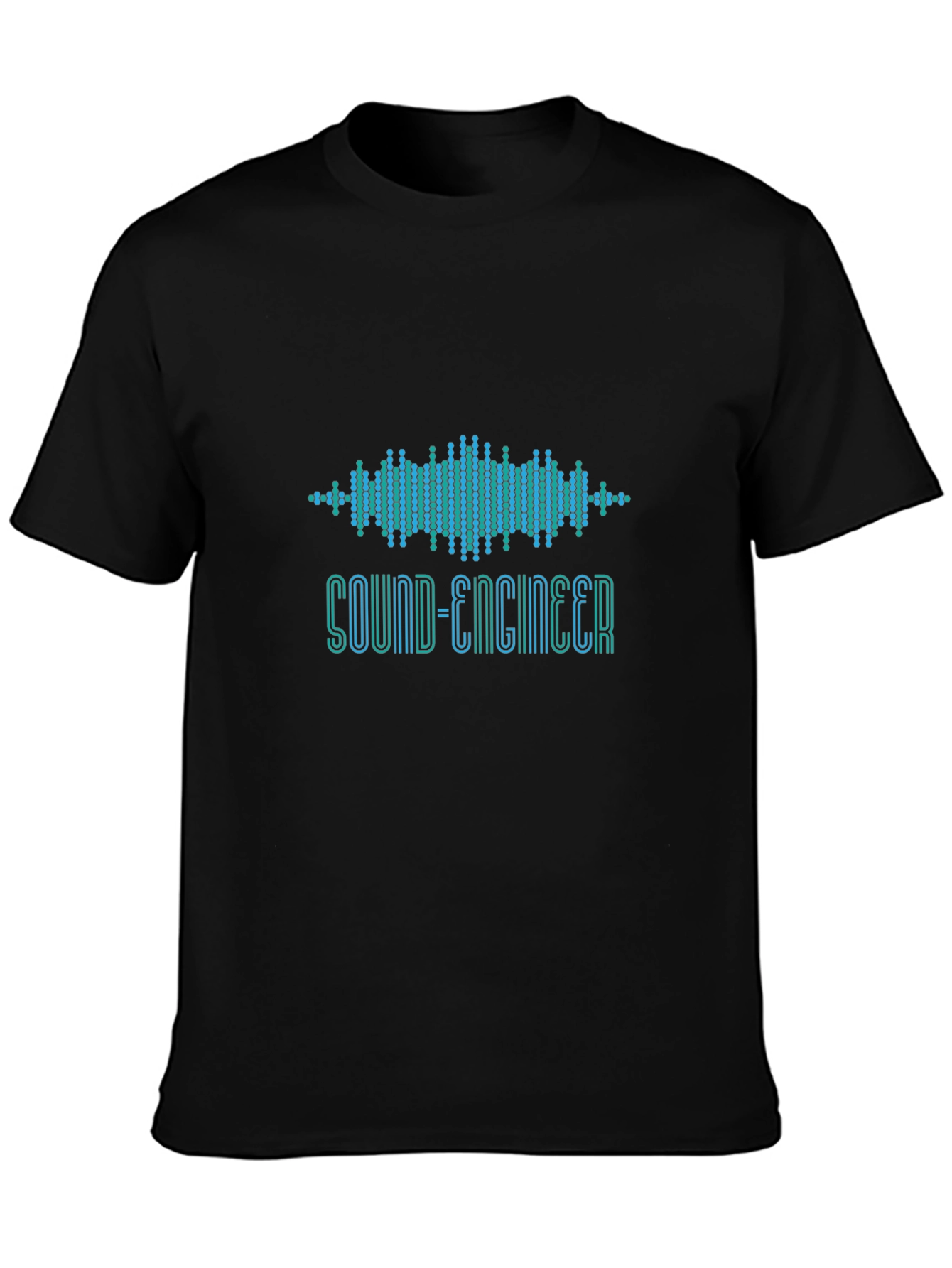 Sound Engineer Graphic T-Shirt - Black