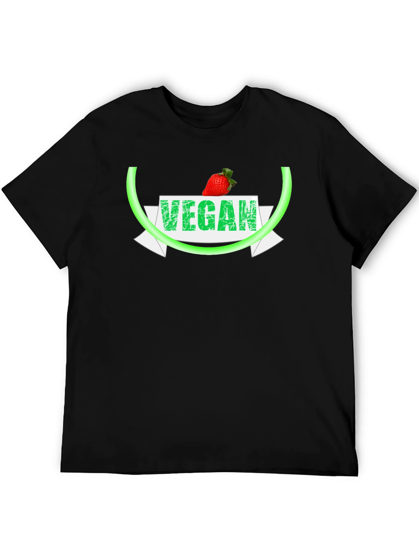 Vegan Strawberry Graphic T-Shirt