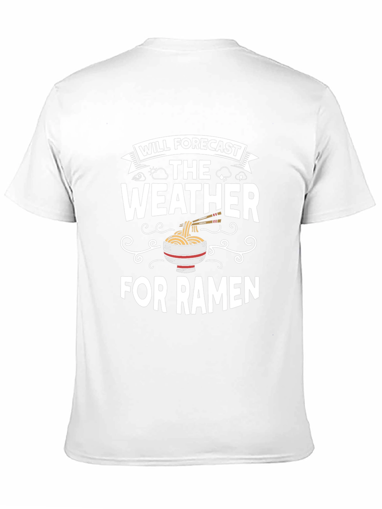 Funny Ramen Weather Forecast T-Shirt