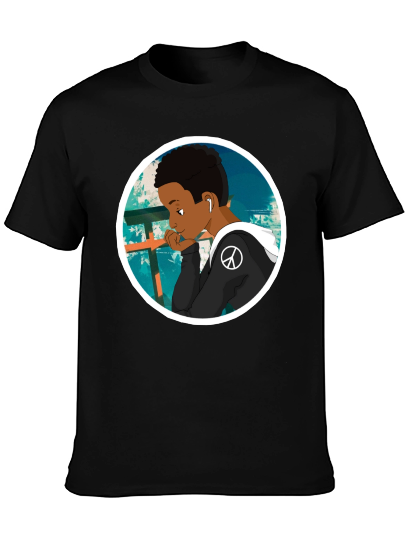 Cool Graphic Tee - Peace and Thought