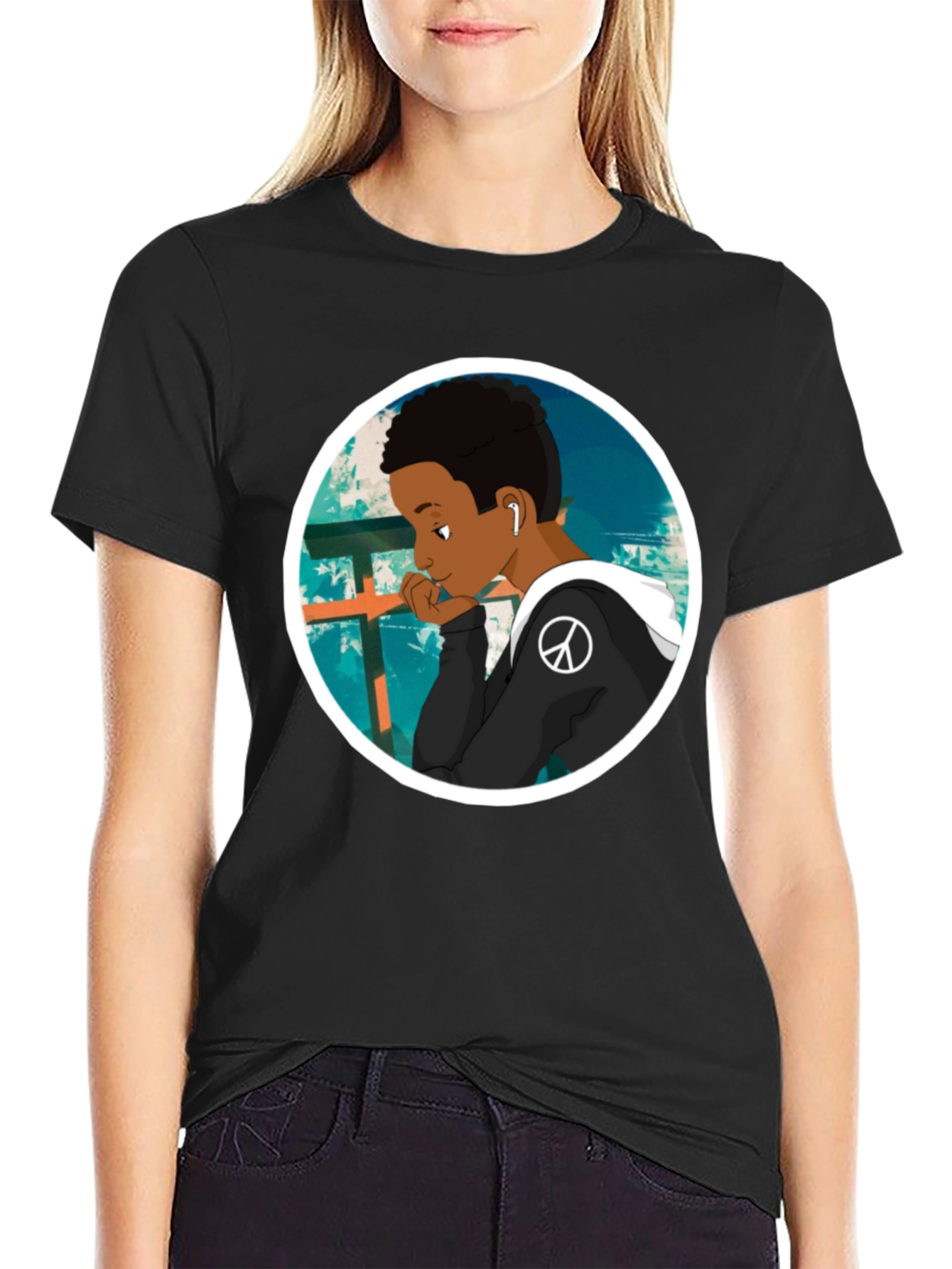 Cool Graphic Tee - Peace and Thought