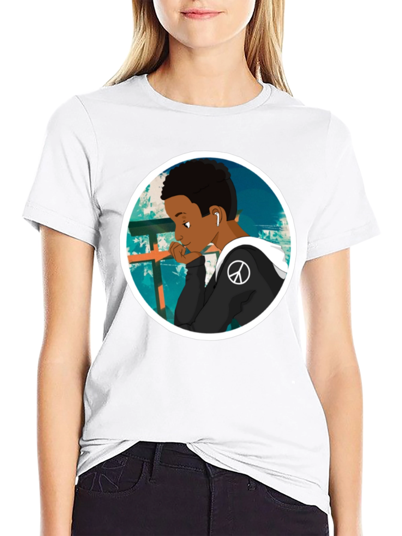 Cool Graphic Tee - Peace and Thought