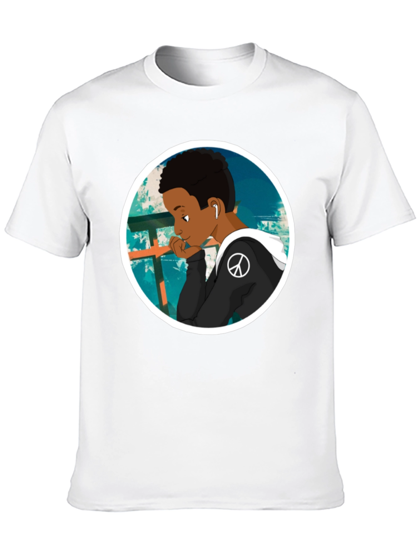 Cool Graphic Tee - Peace and Thought