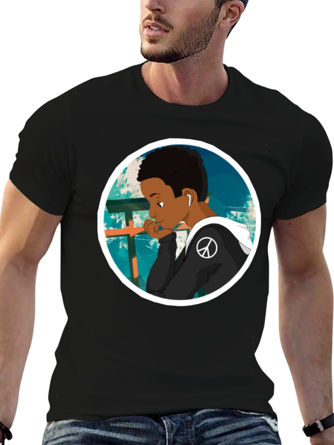 Cool Graphic Tee - Peace and Thought