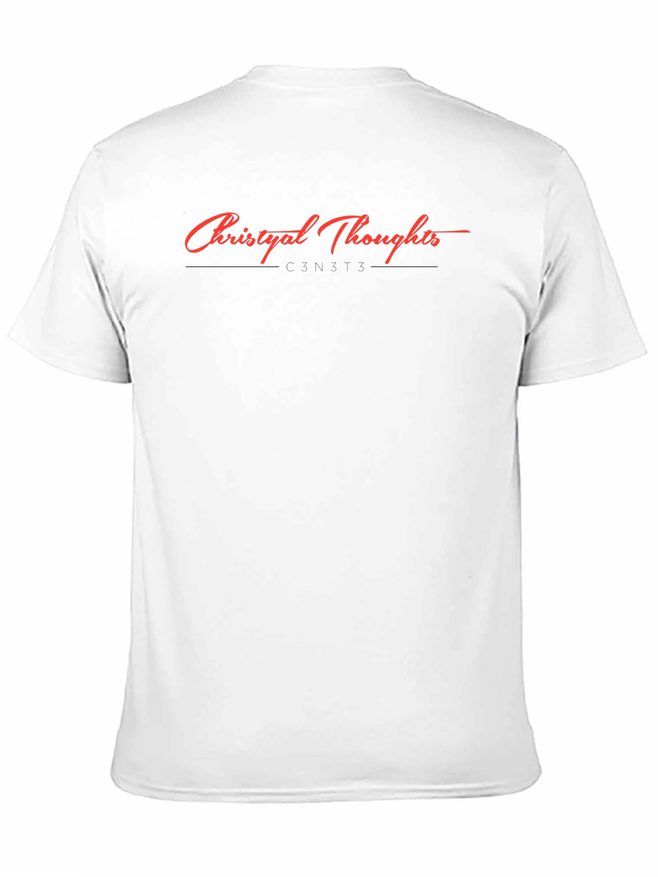 Christyal Thoughts Graphic Tee - Classic Black T-Shirt
