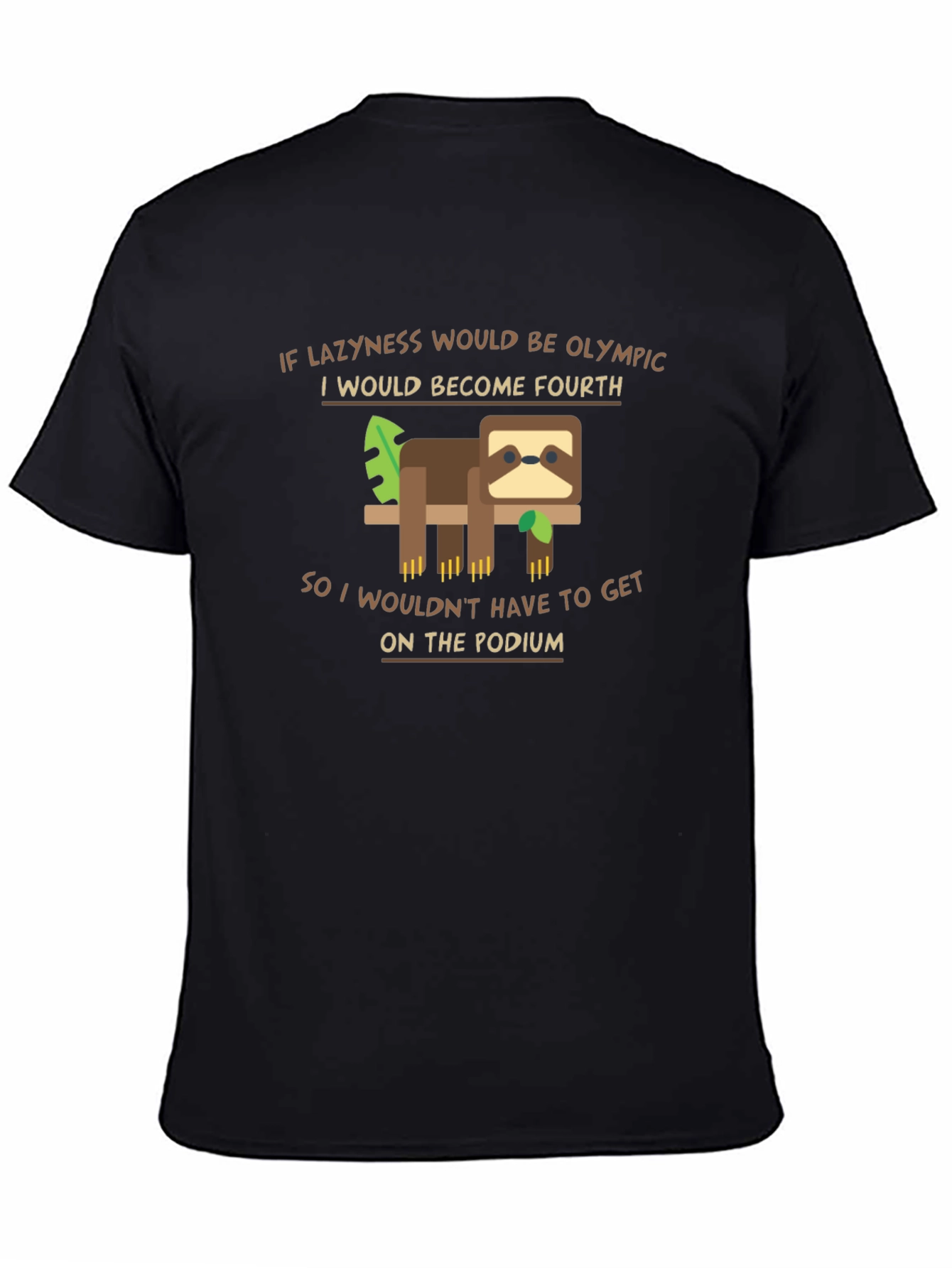Funny Sloth Olympic Laziness T-Shirt