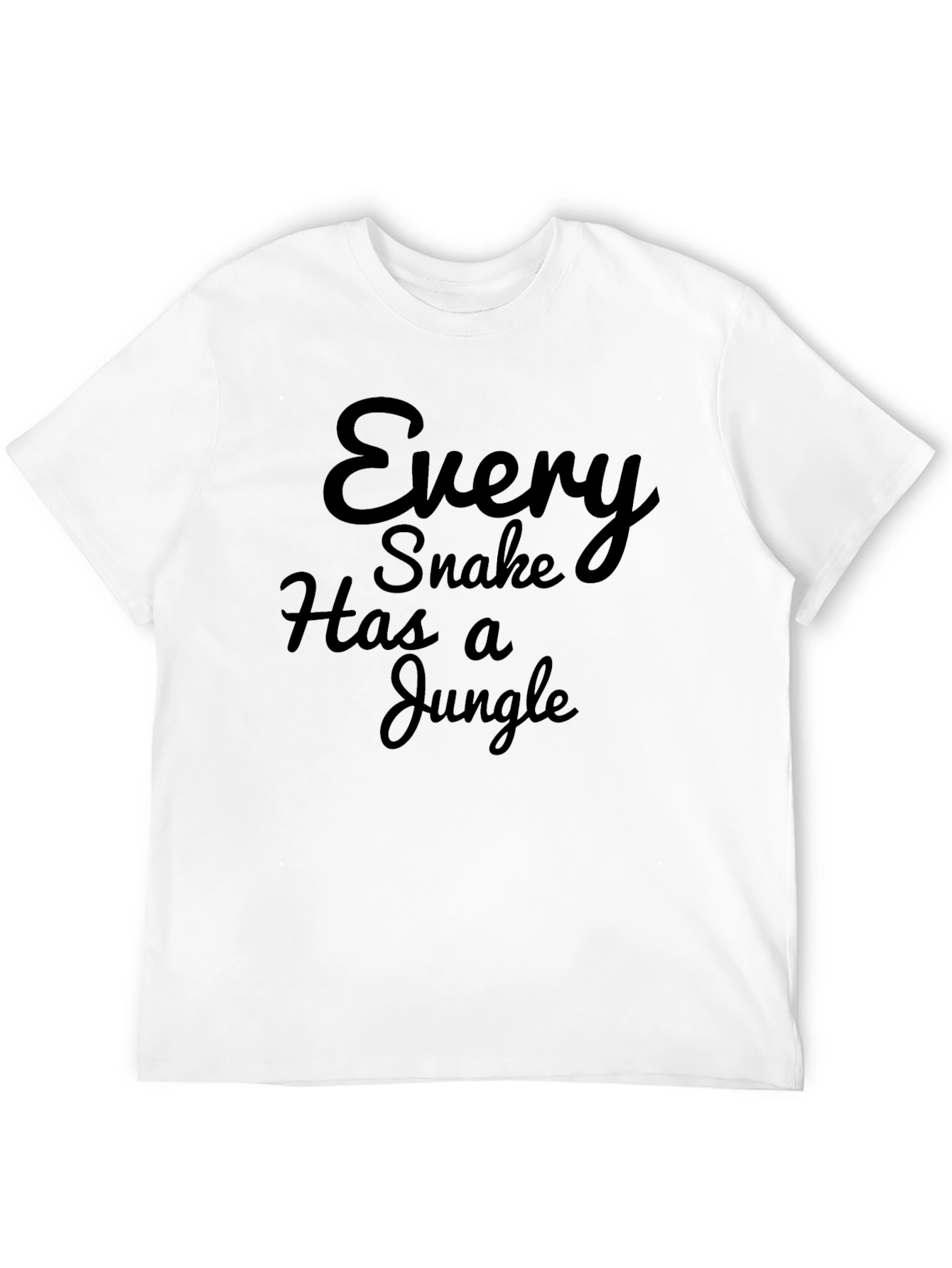 Every Snake Has a Jungle Graphic Tee - Black