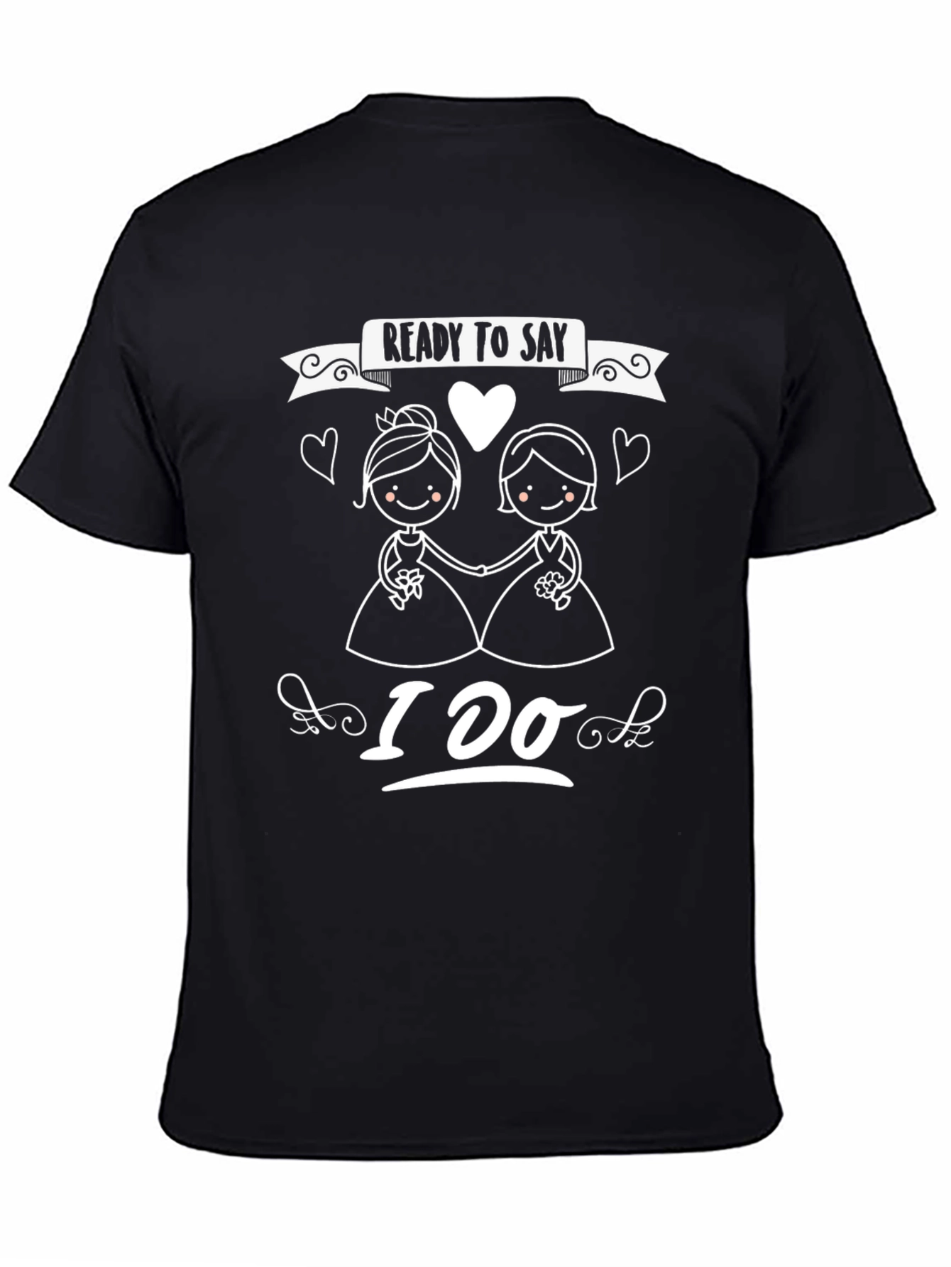 Lesbian Wedding I Do T-Shirt