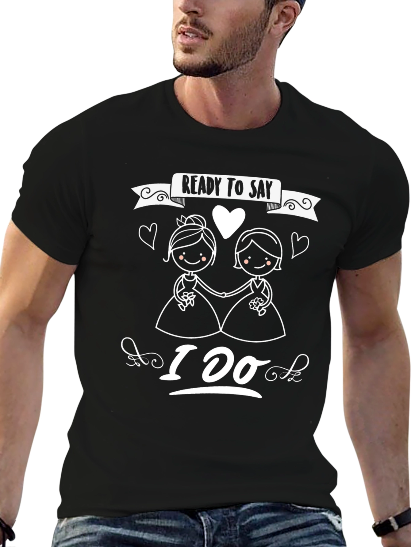 Lesbian Wedding I Do T-Shirt