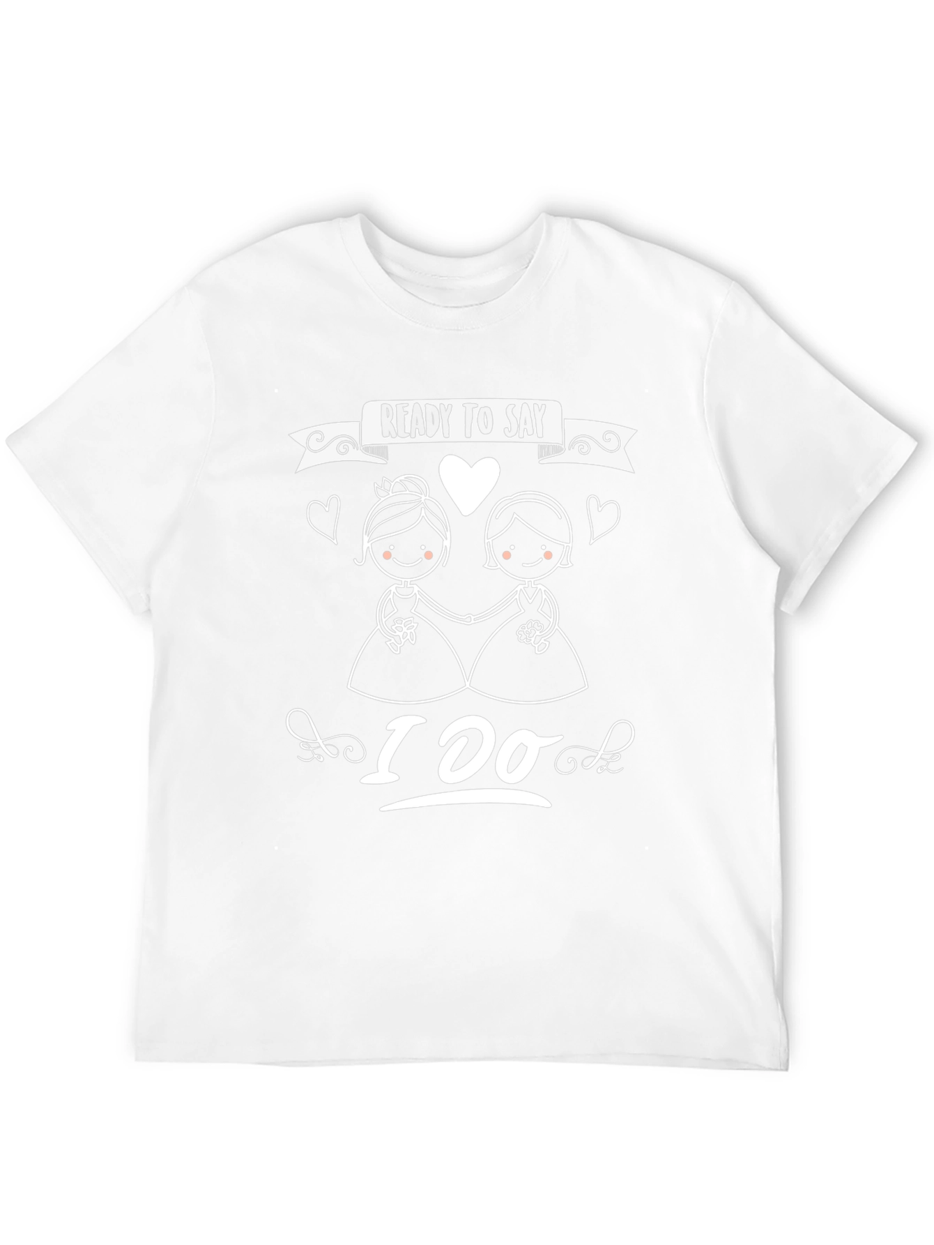 Lesbian Wedding I Do T-Shirt
