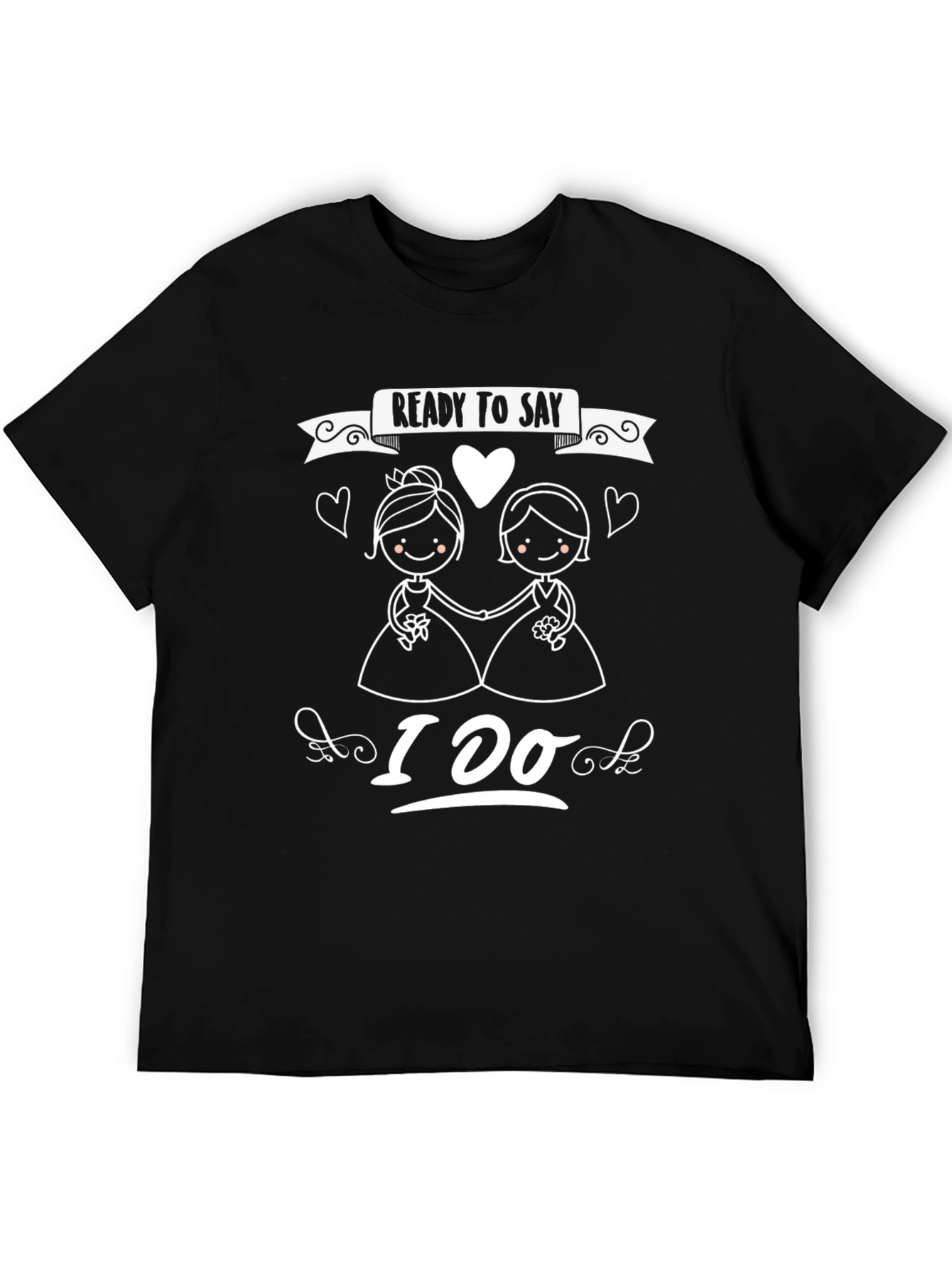 Lesbian Wedding I Do T-Shirt