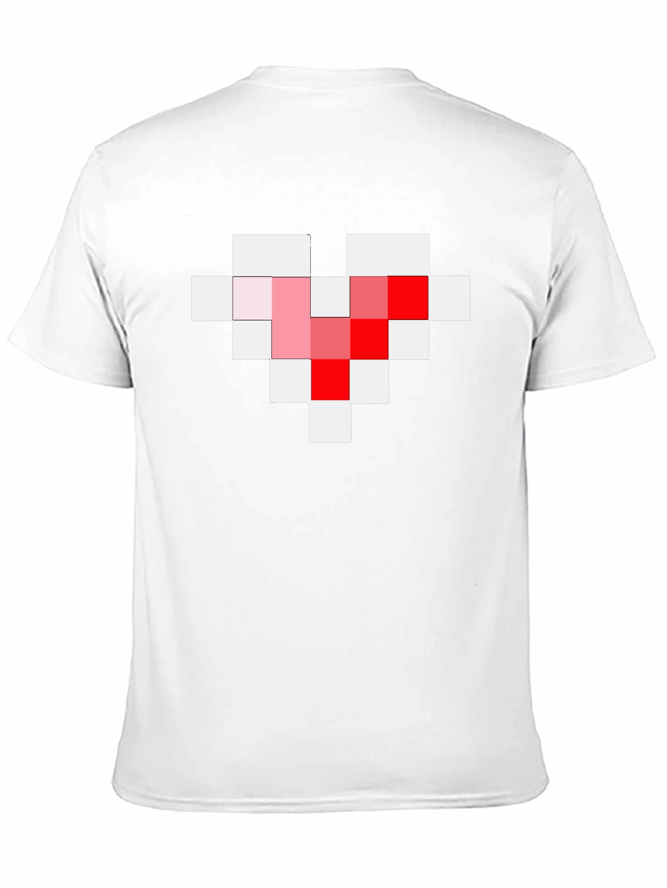 Pixel Heart Graphic Tee - Gamer Style Black T-Shirt