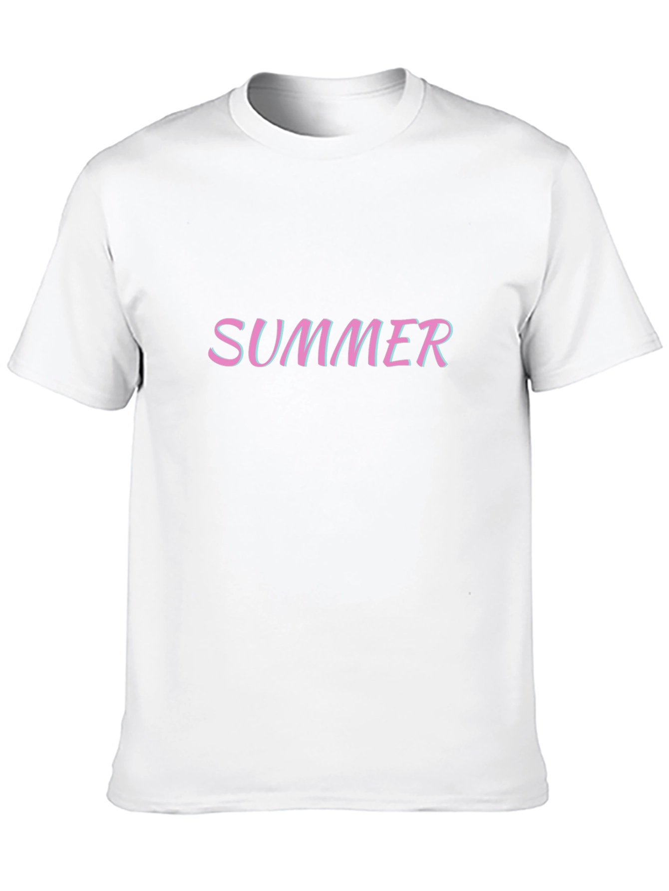 Summer Print Black T-Shirt