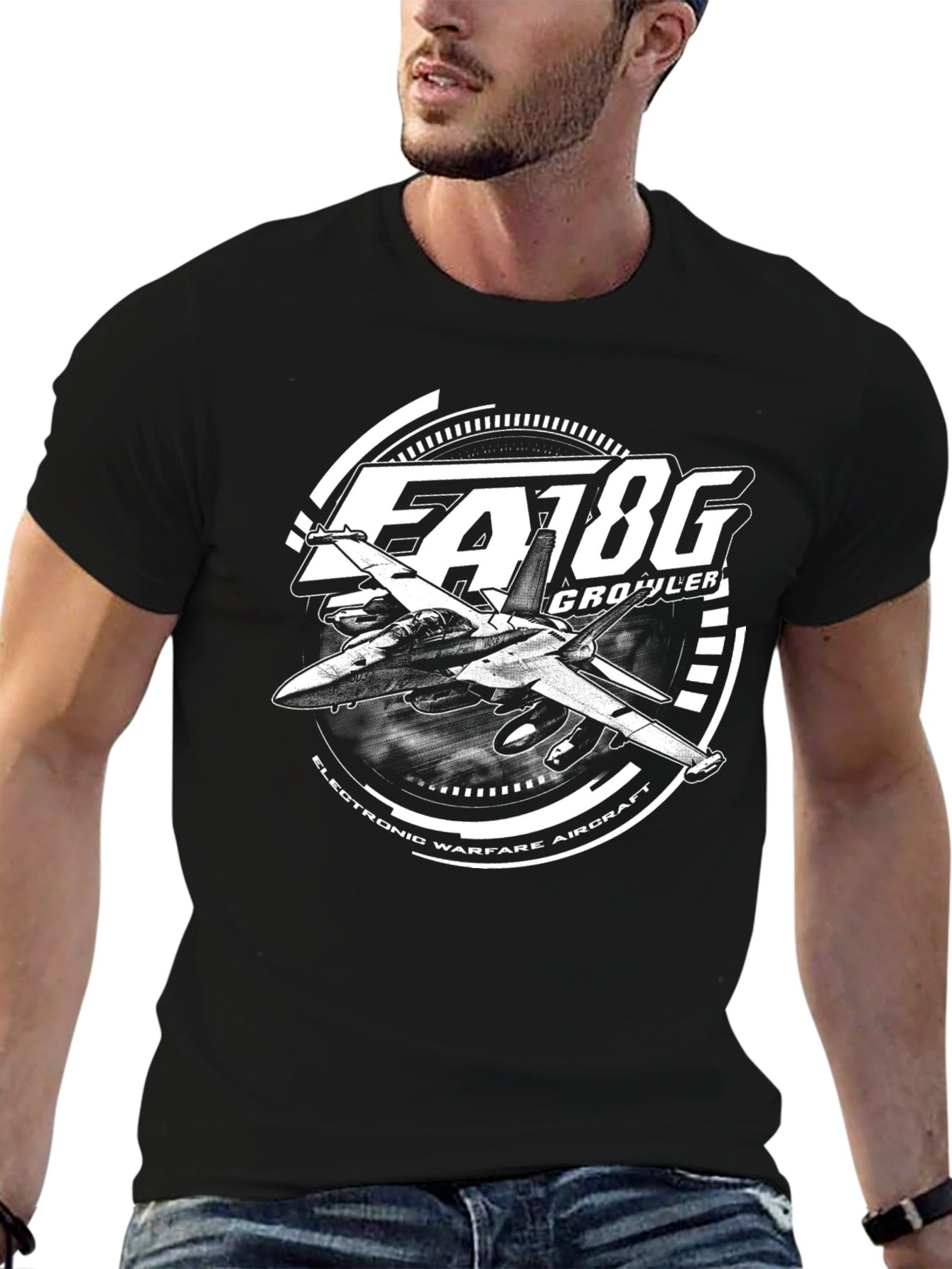 FA-18G Growler T-Shirt - Electronic Warfare Aircraft Design
