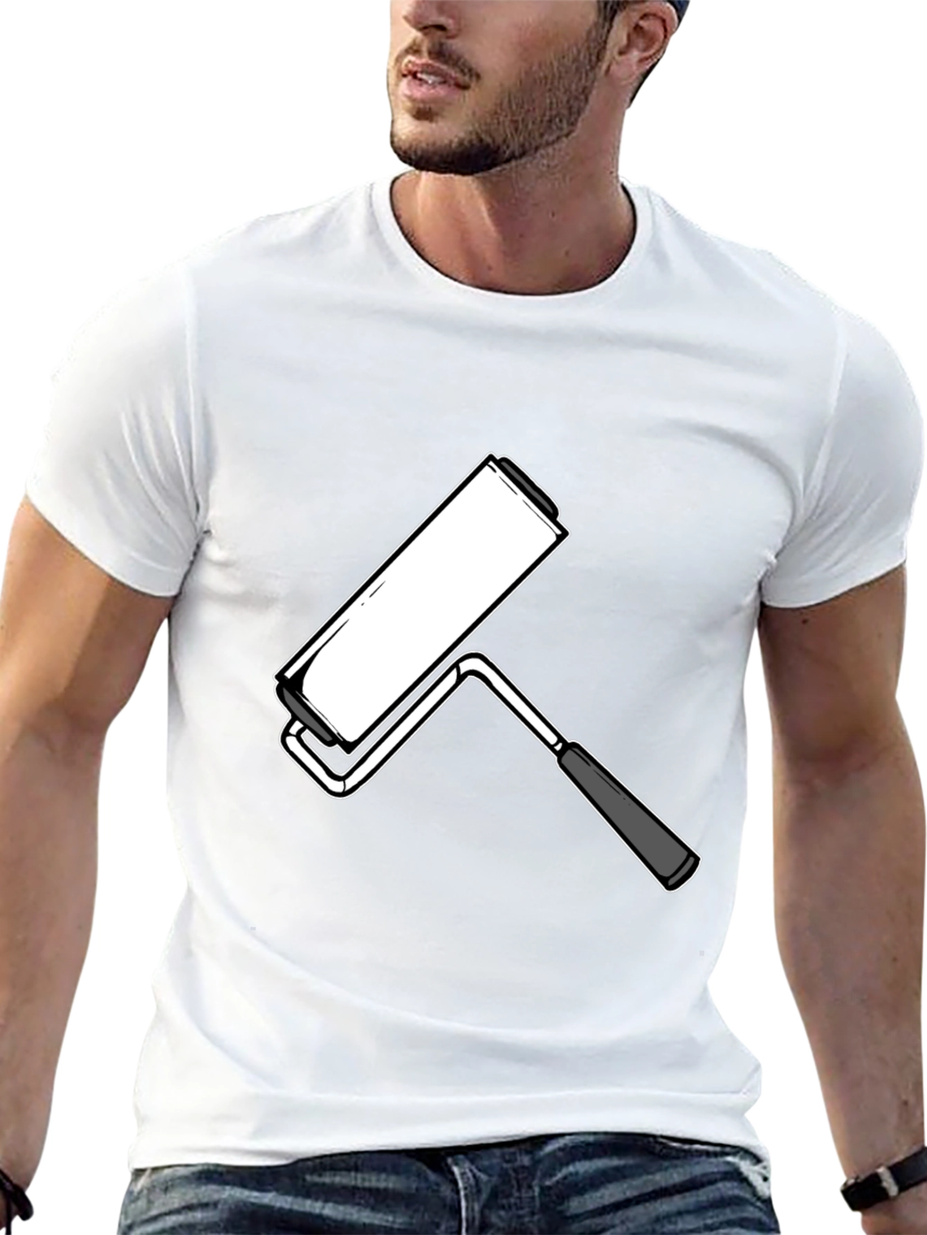 Paint Roller Graphic T-Shirt - DIY & Home Improvement