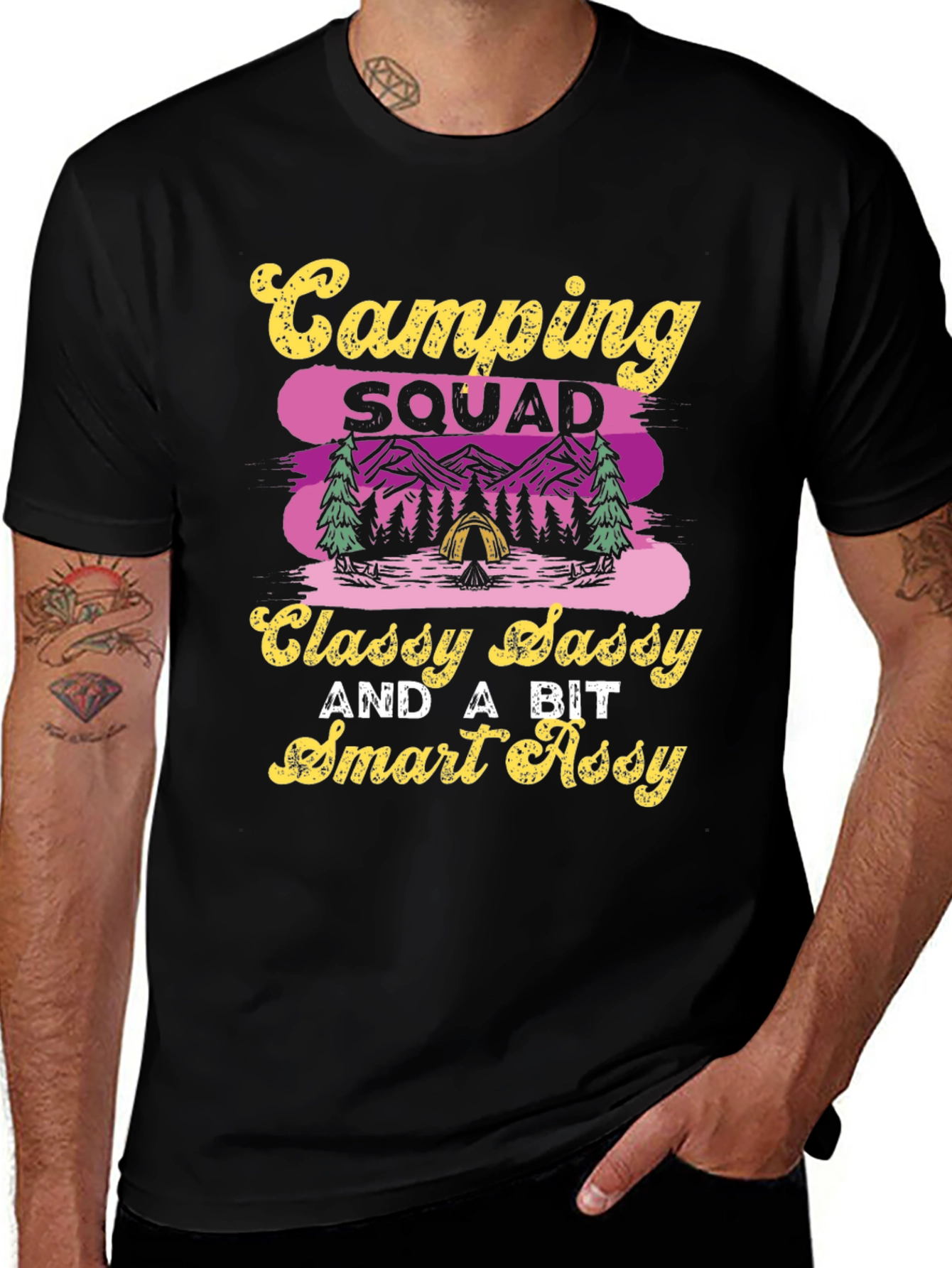 Camping Squad Graphic Tee